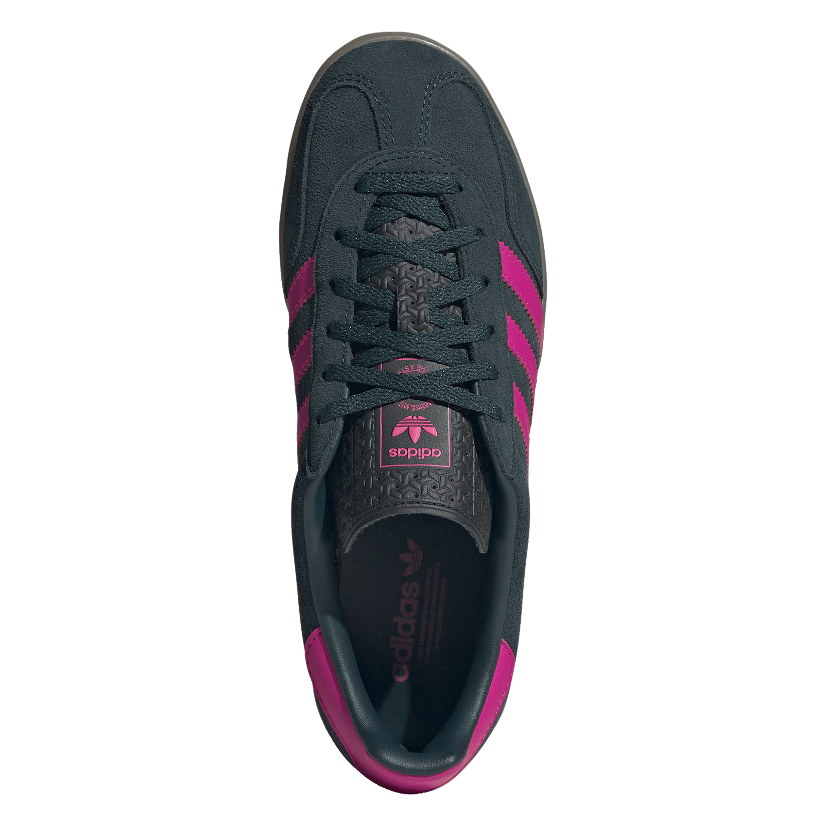 Baskets basses en cuir velours ADIDAS Vert