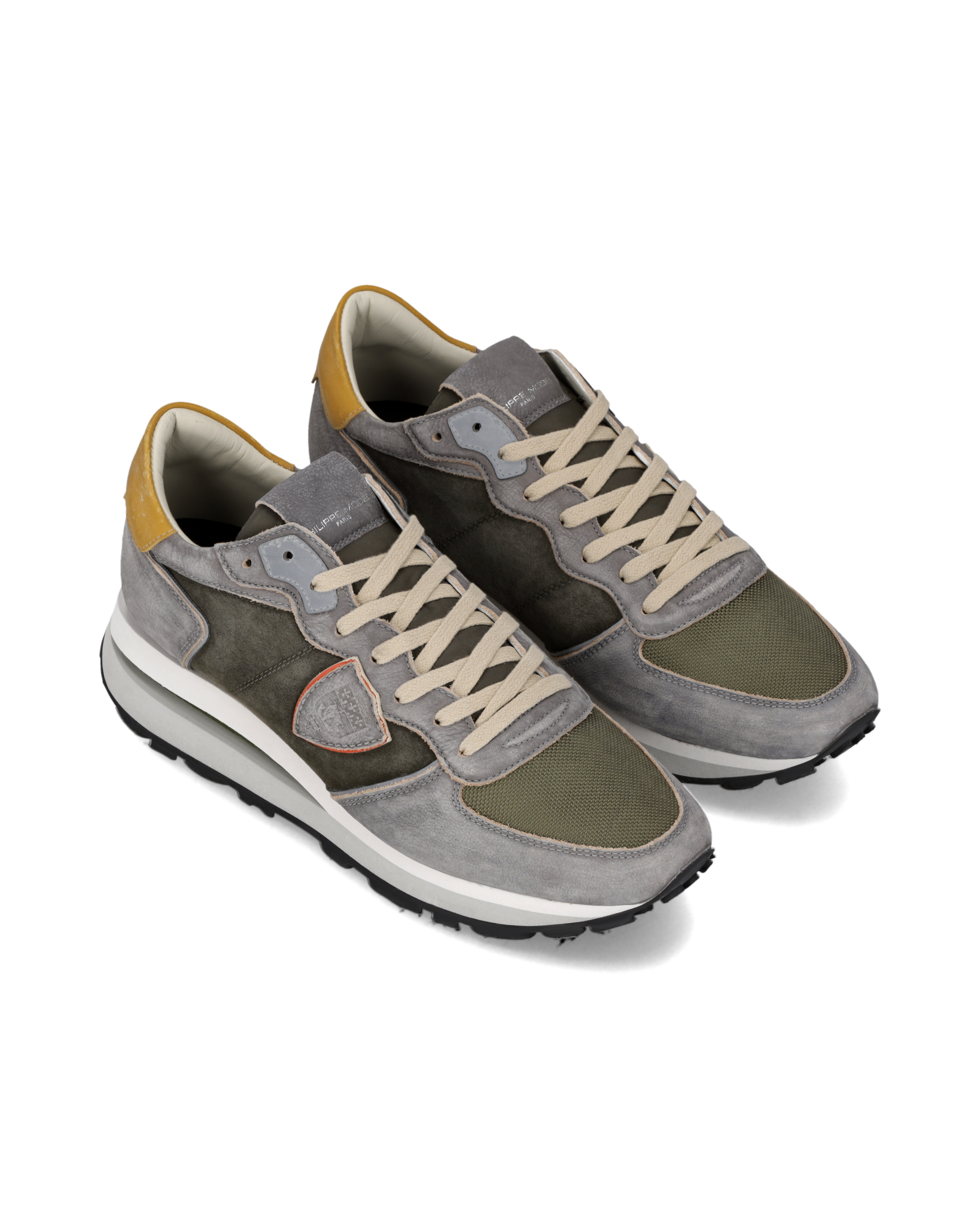 High-top running sneakers PHILIPPE MODEL Green