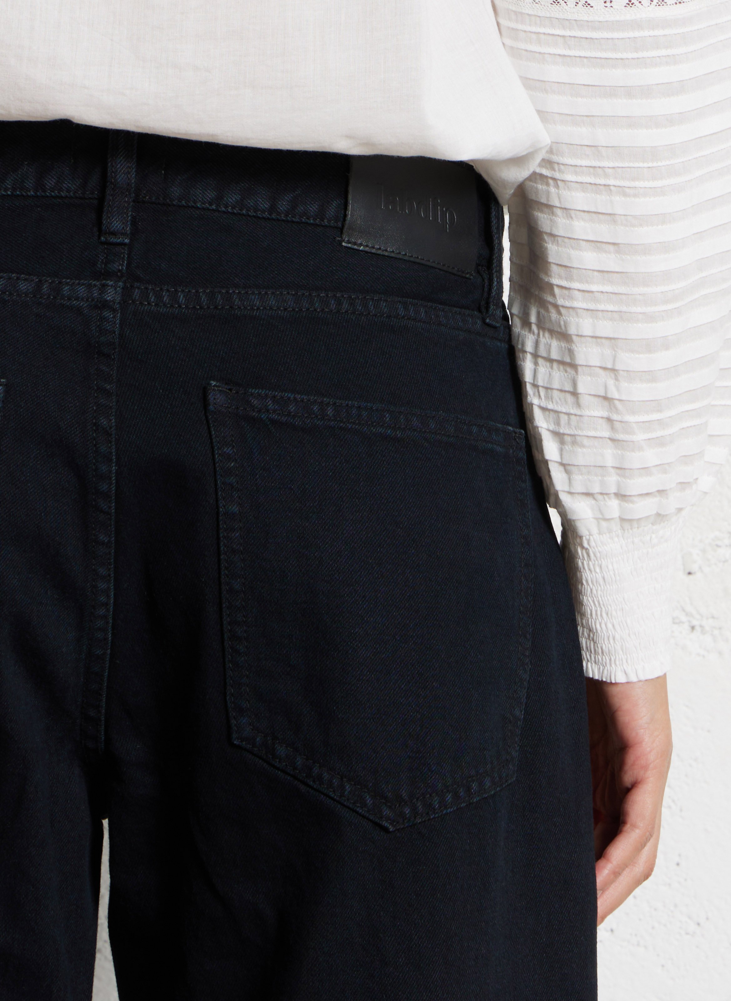 Jean large en coton LAB DIP Bleu