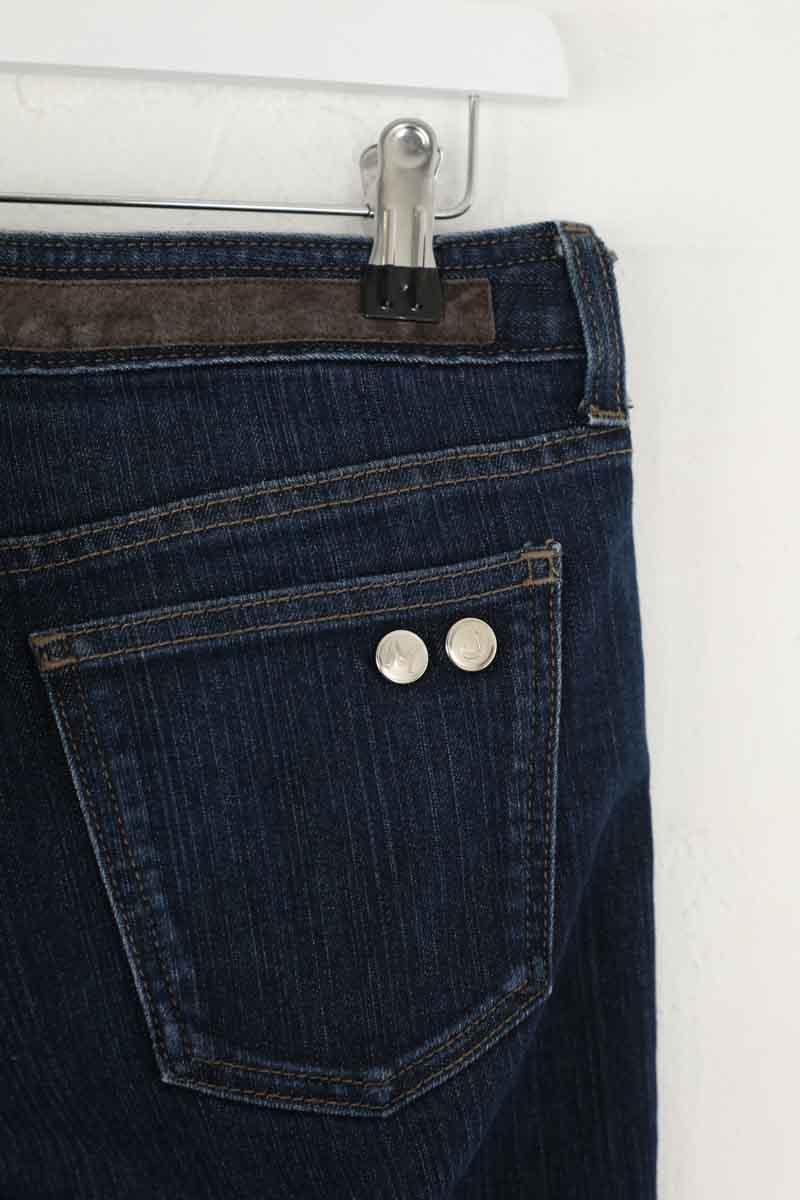 Cotton straight jeans MARC JACOBS - Seconde Main Blue