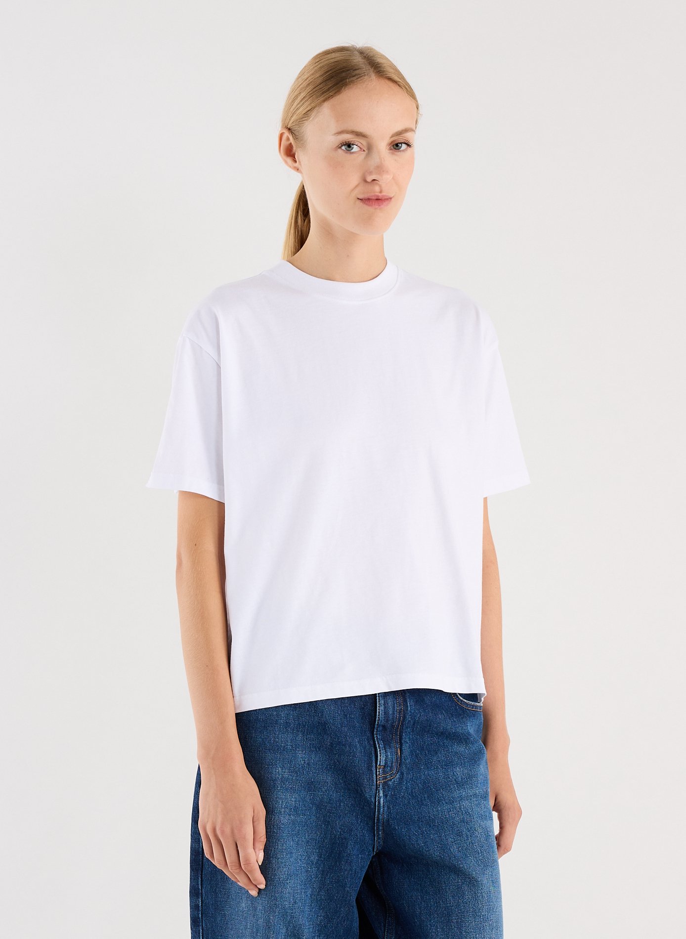 Tee-shirt oversize en coton SAISON 1865 Blanc