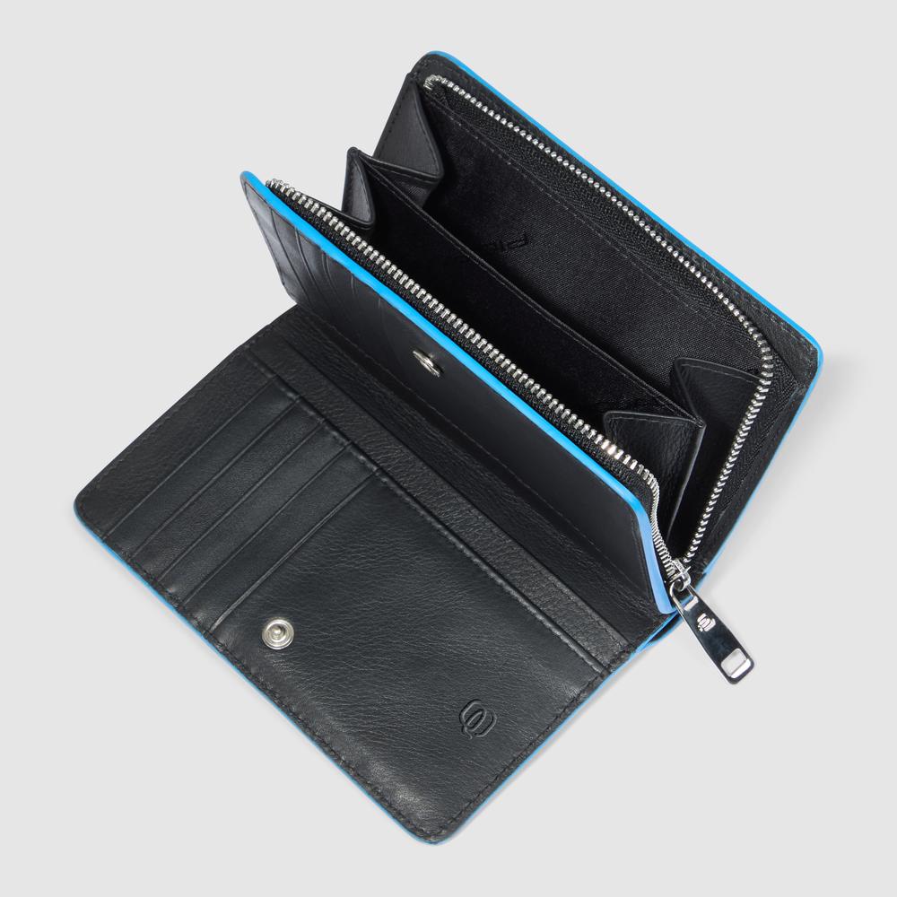 Babylon leather wallet PIQUADRO Black