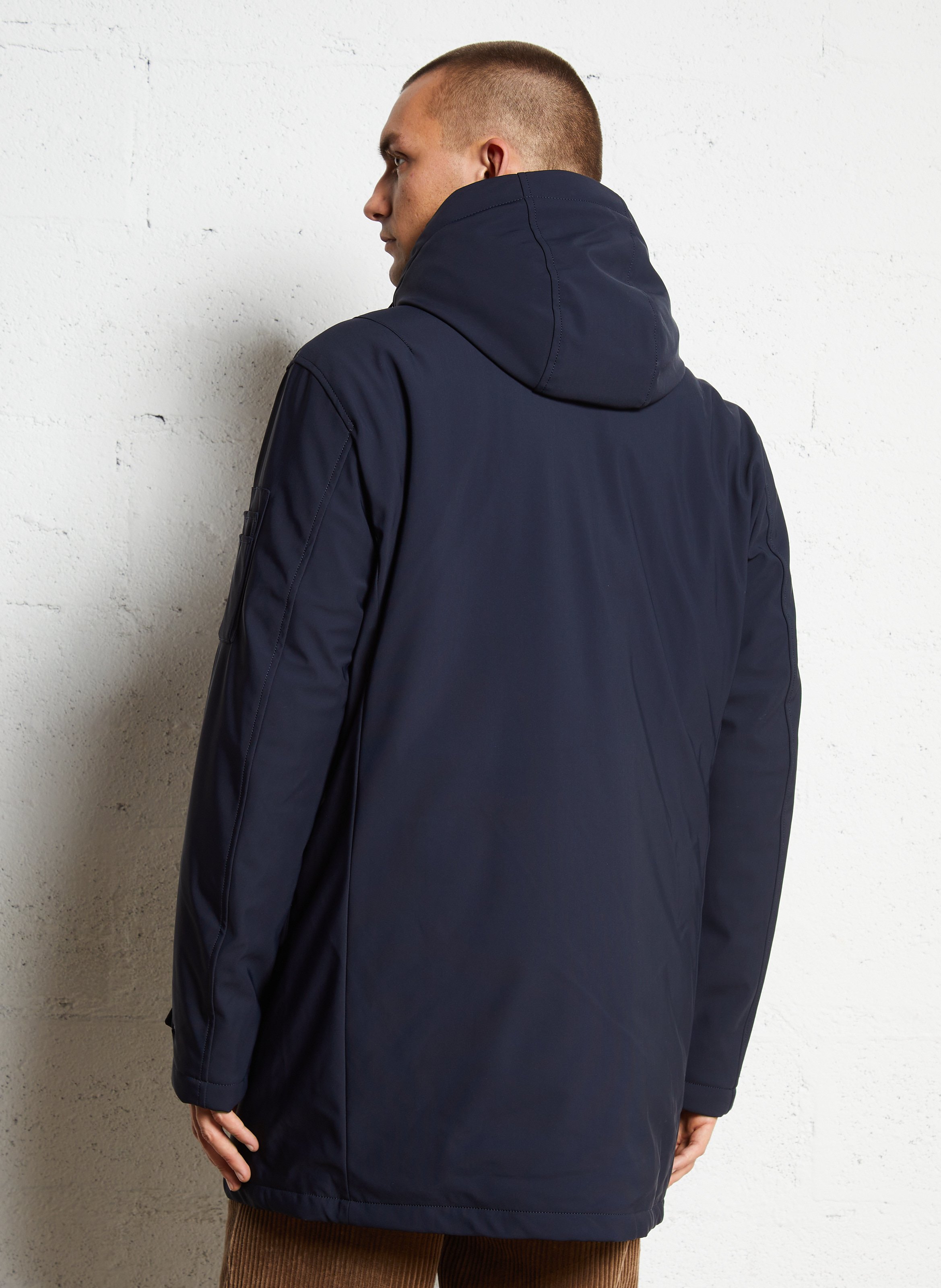 Parka à capuche BOMBERS ORIGINAL Bleu