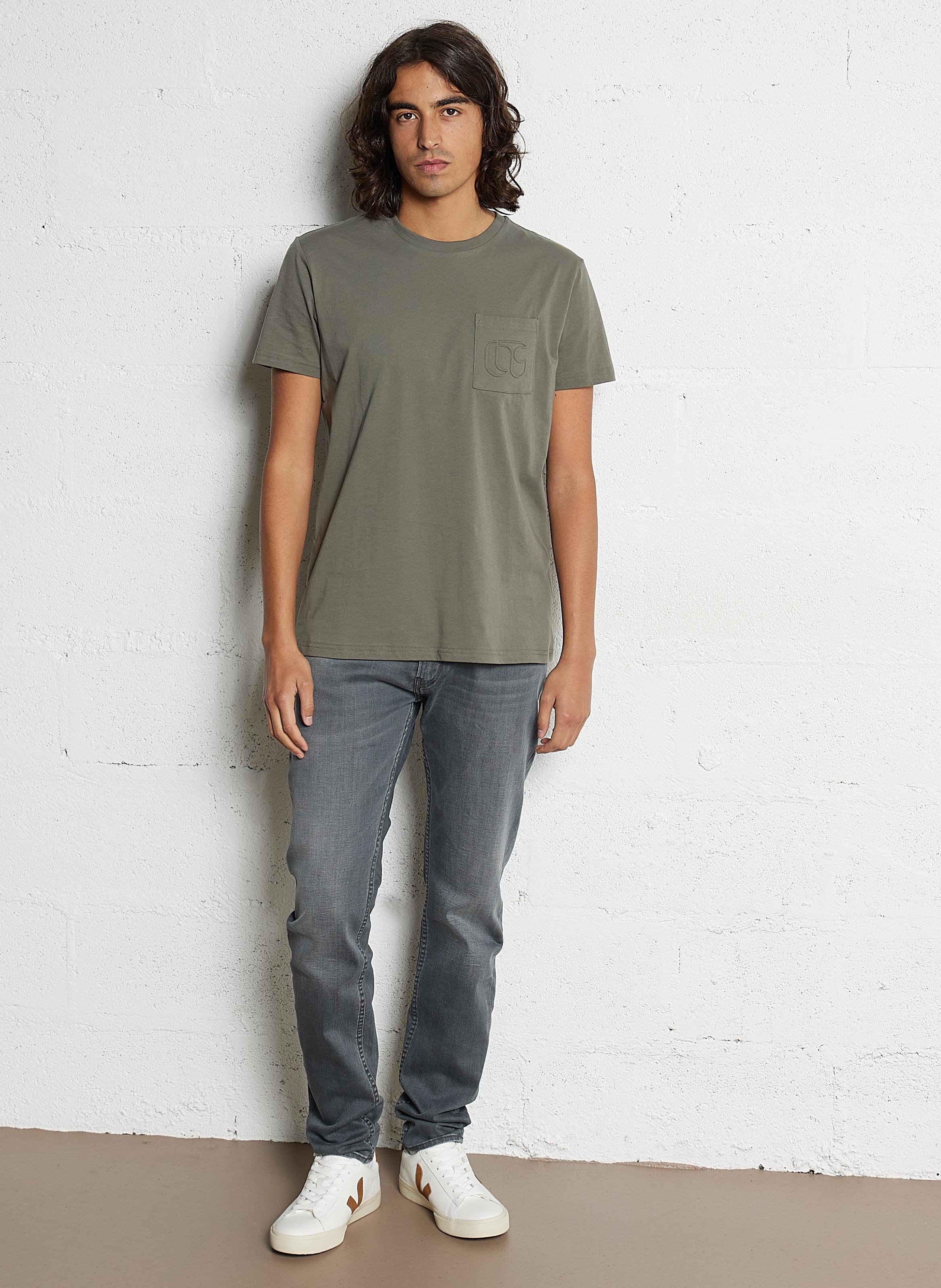 Jeans aderenti in misto cotone LE TEMPS DES CERISES Grigio