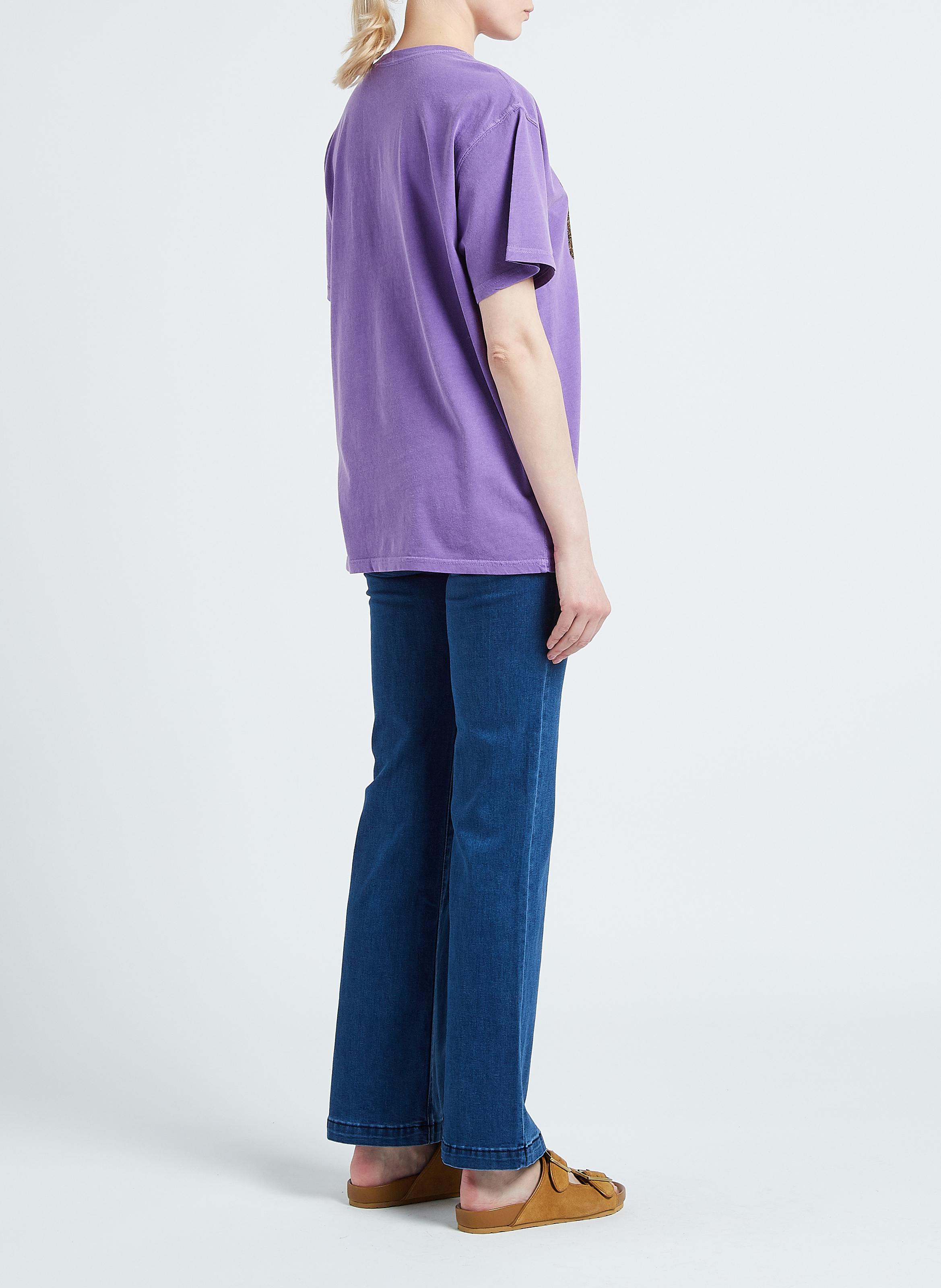 Jean bootcut taille haute LA PETITE ETOILE Jeans Stone