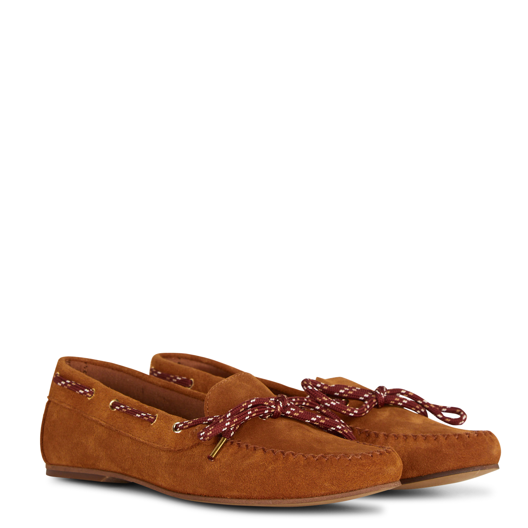 Mocassins en cuir velours MAISON 123 Beige