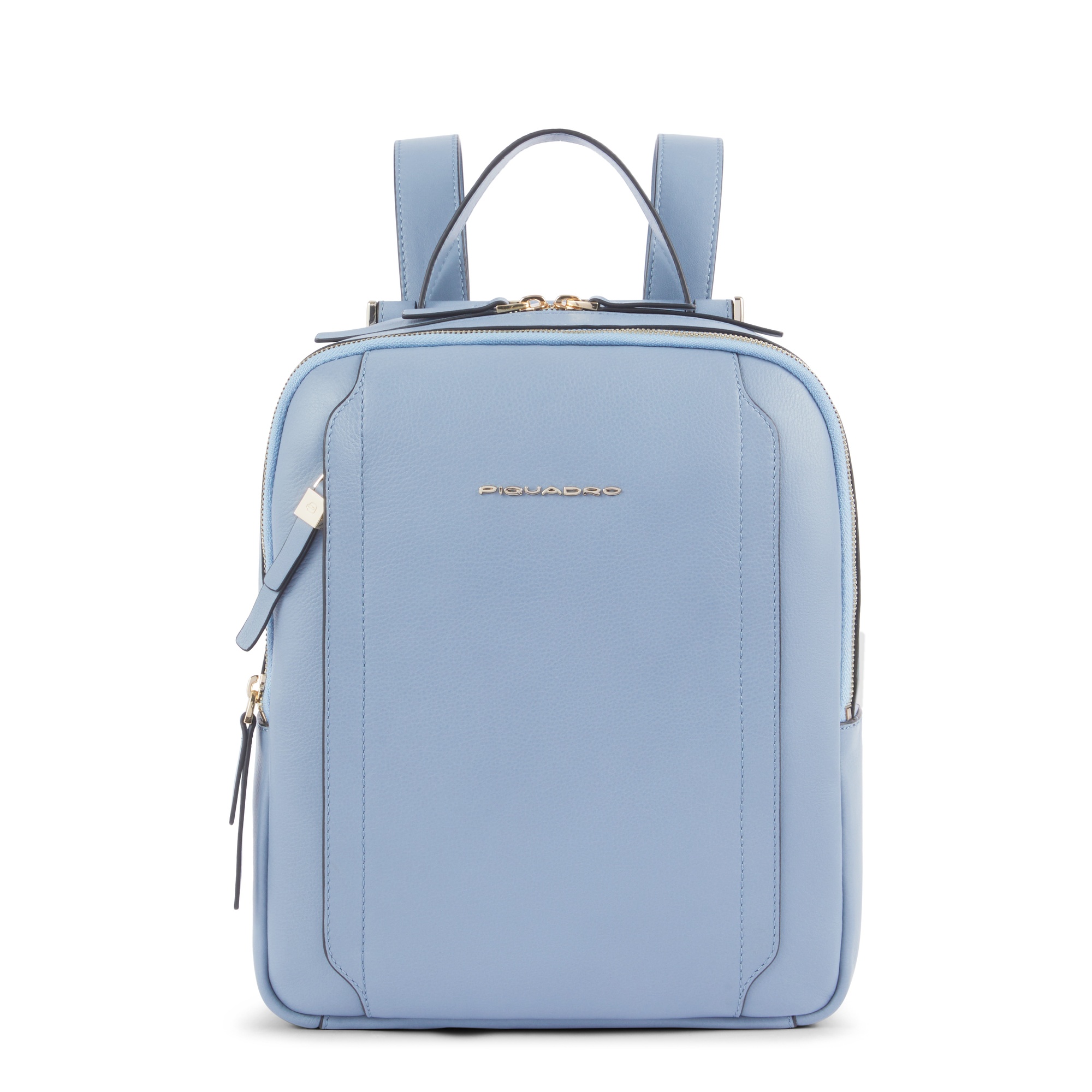 Women's backpack for iPad® with RFID protection PIQUADRO Blue