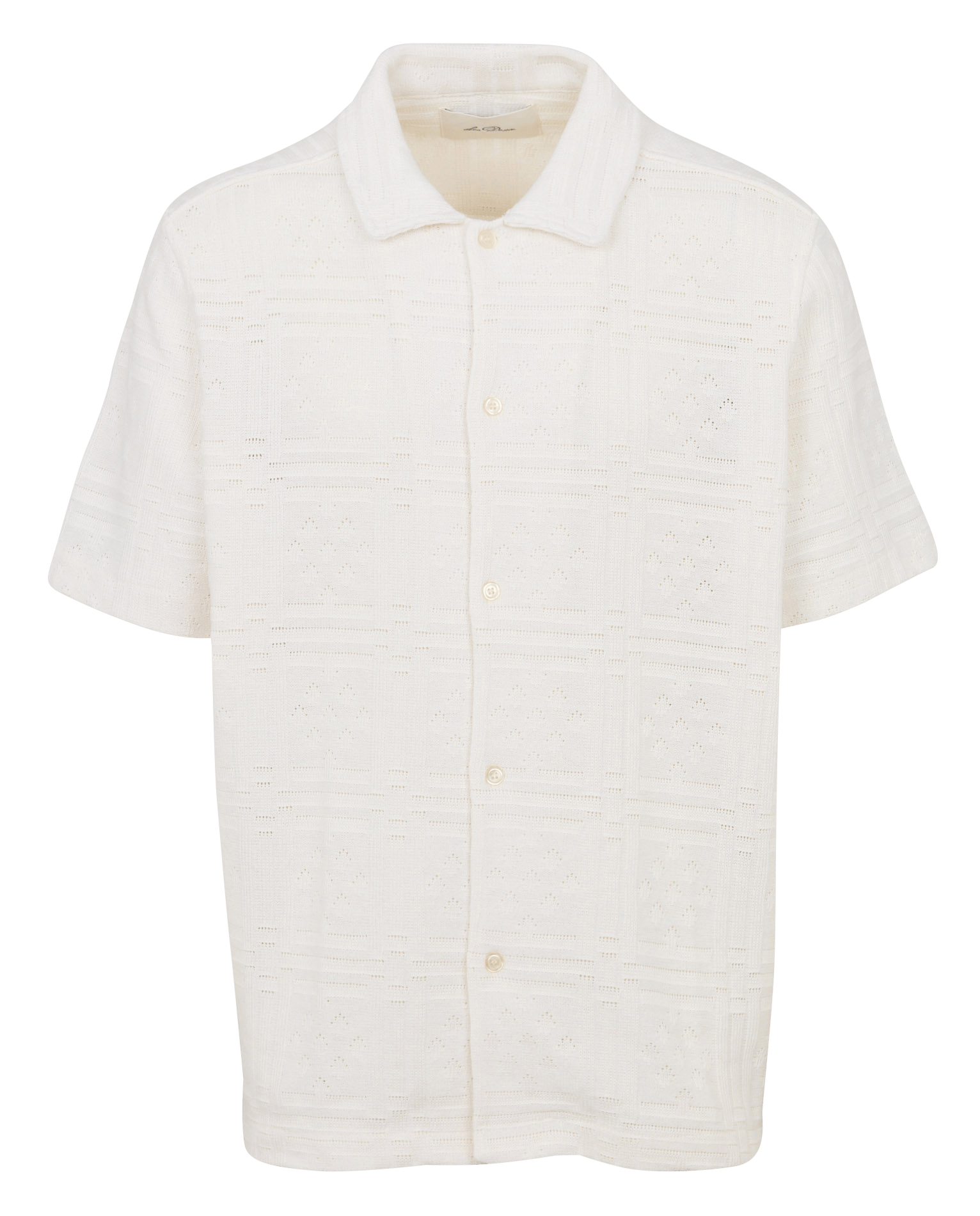 Recht overhemd van katoenmix met klassieke kraag LES DEUX Beige