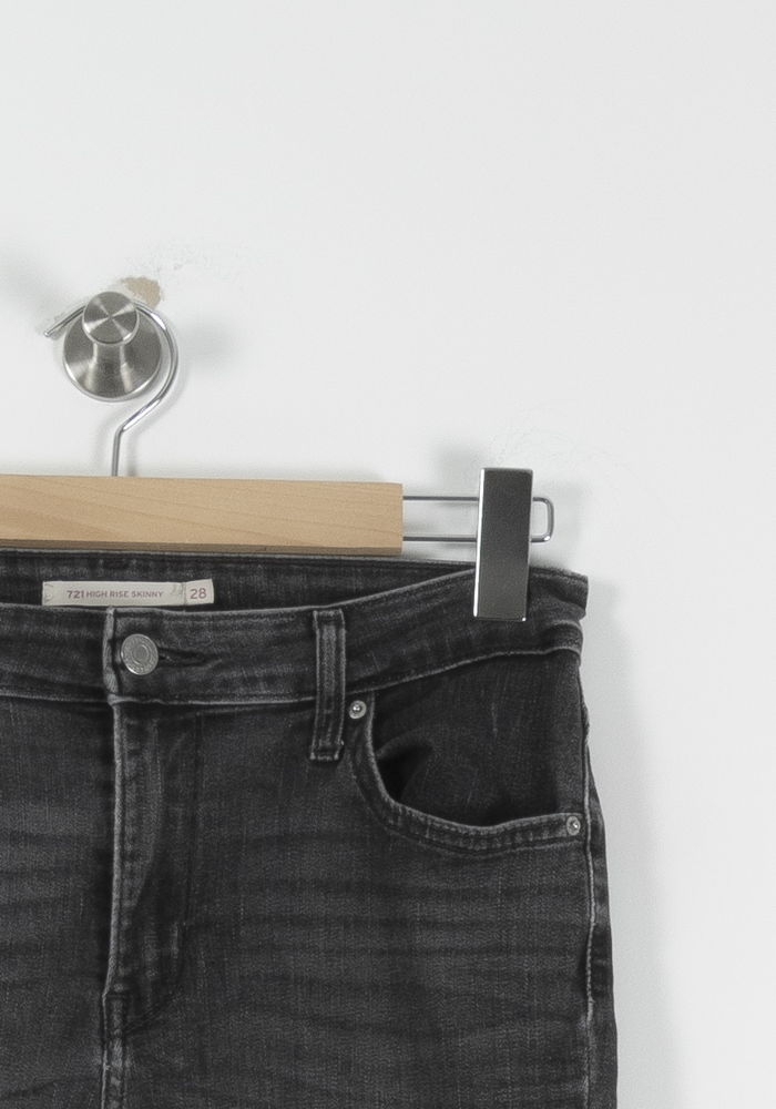 Cropped slim jeans with studs LEVI'S - Seconde main Black