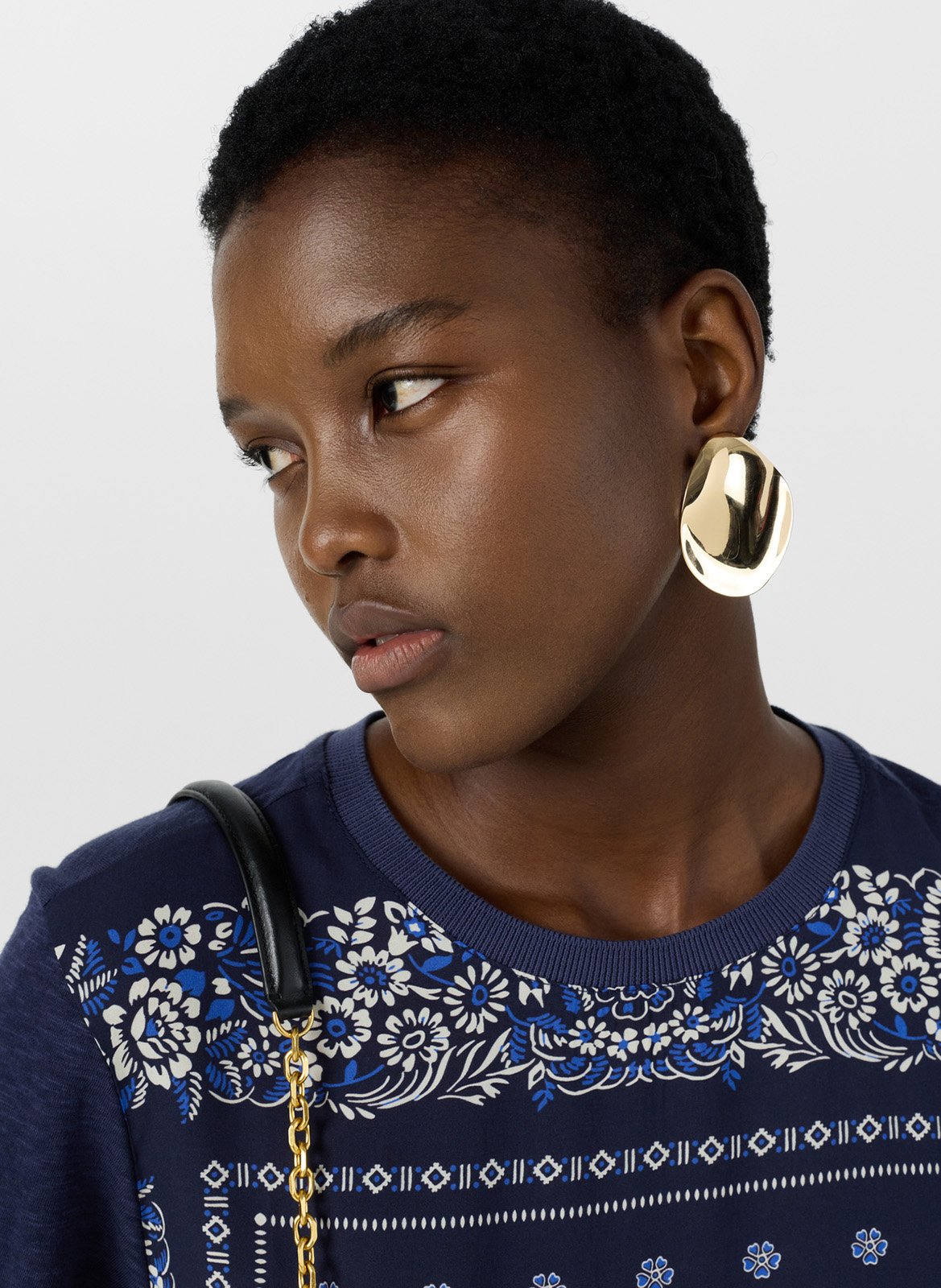 Camiseta de cuello redondo con manga 7/8 GERARD DAREL Azul