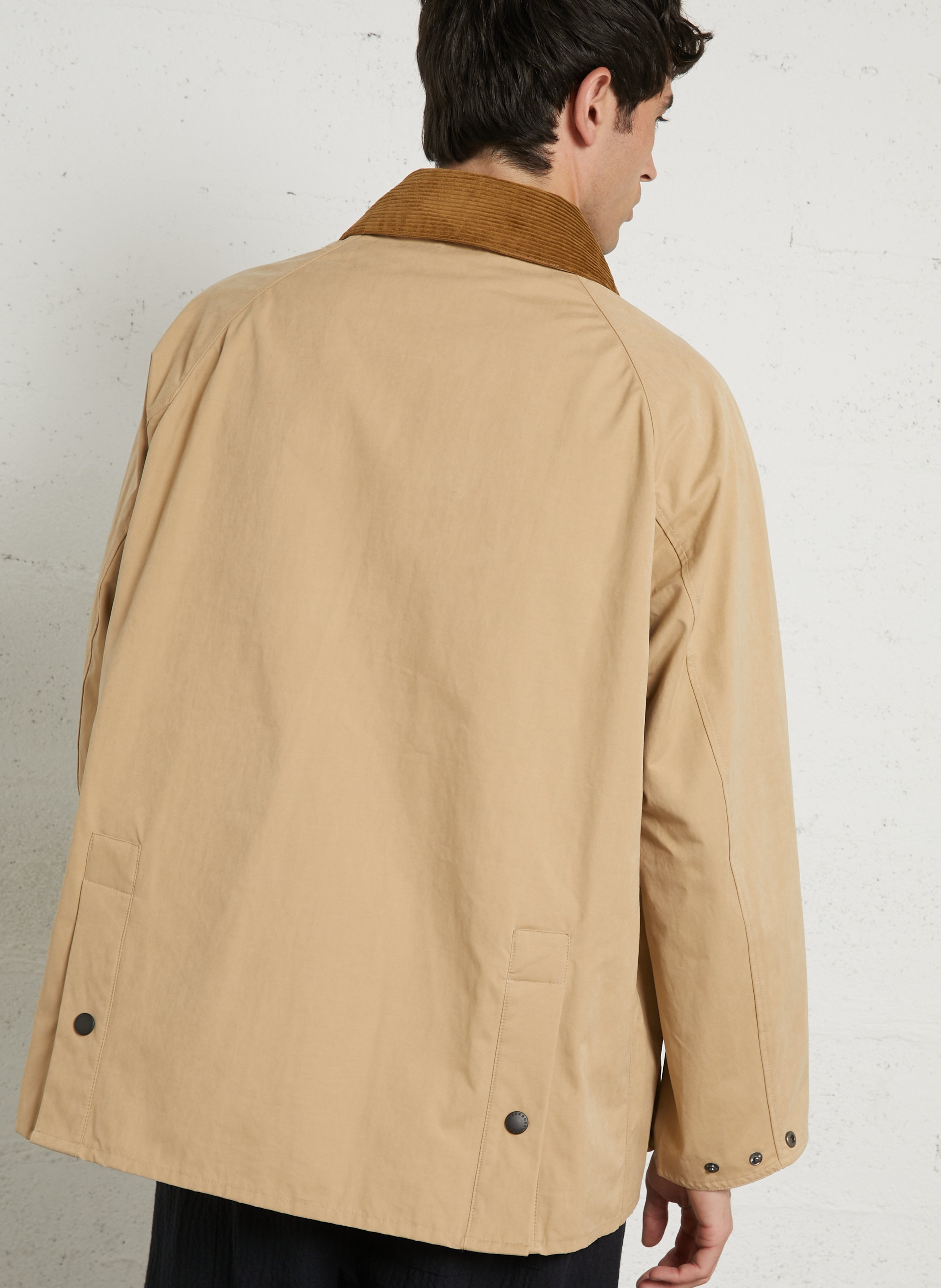 Baumwoll-Mix-Jacke mit klassischem Kragen BARBOUR Beige