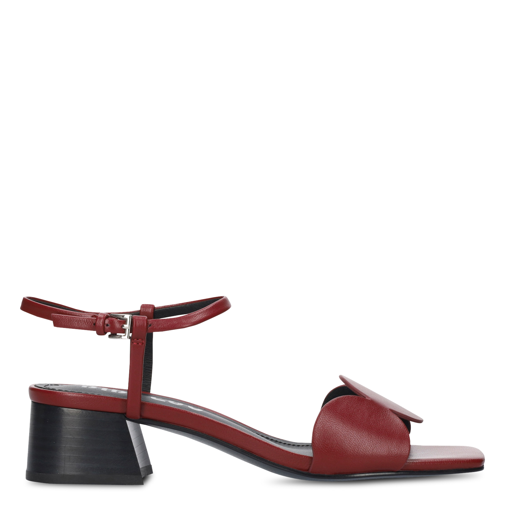 Sandales à talons en cuir  BIBI LOU Rouge