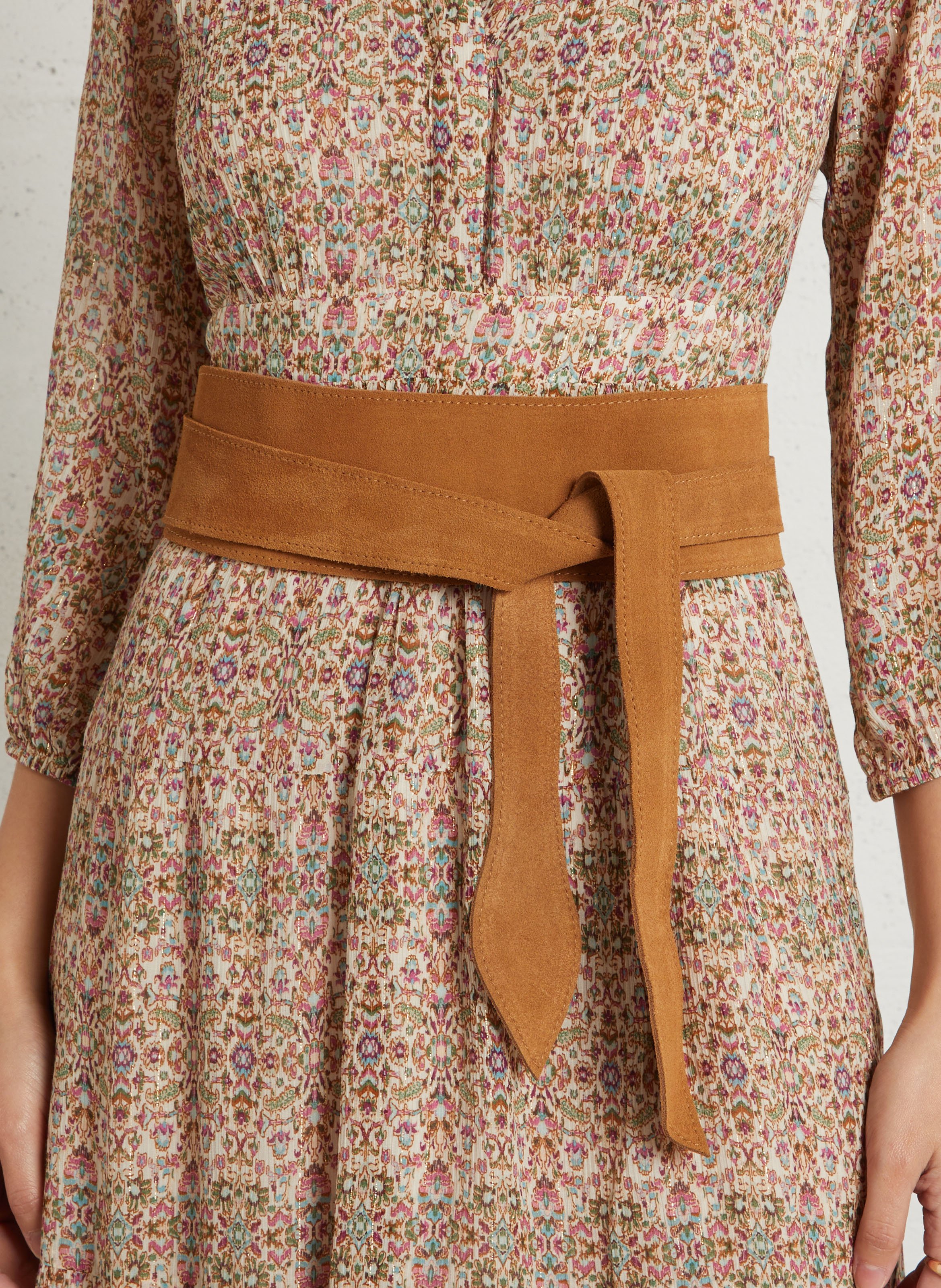 Brede, suède ceintuur MAISON 123 Beige