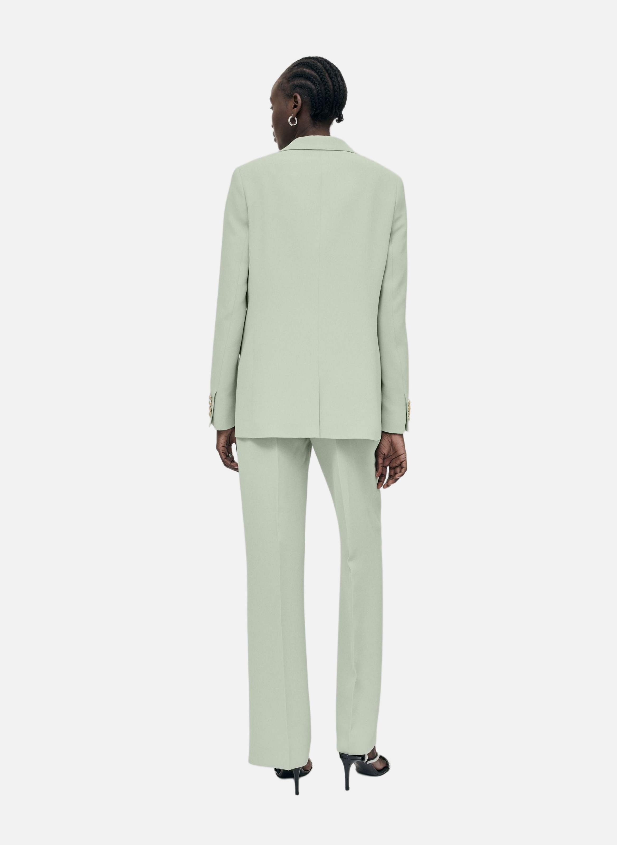 Straight suit jacket THE KOOPLES Green