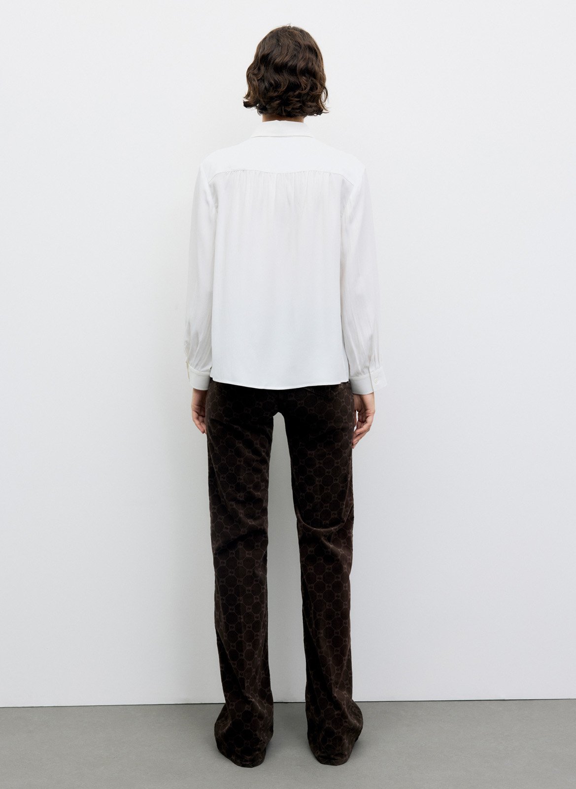 Einfarbiges Hemd - gerade geschnitten GERARD DAREL Beige