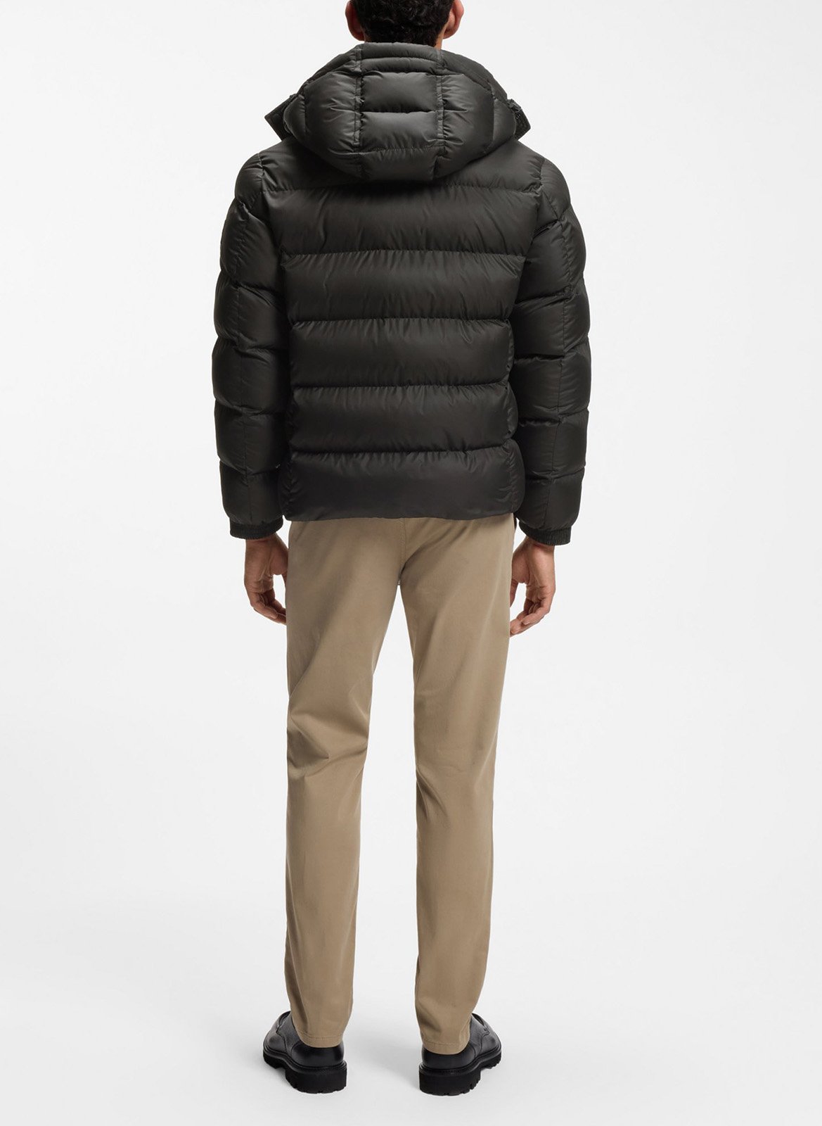 High-neck padded jacket BOSS Black