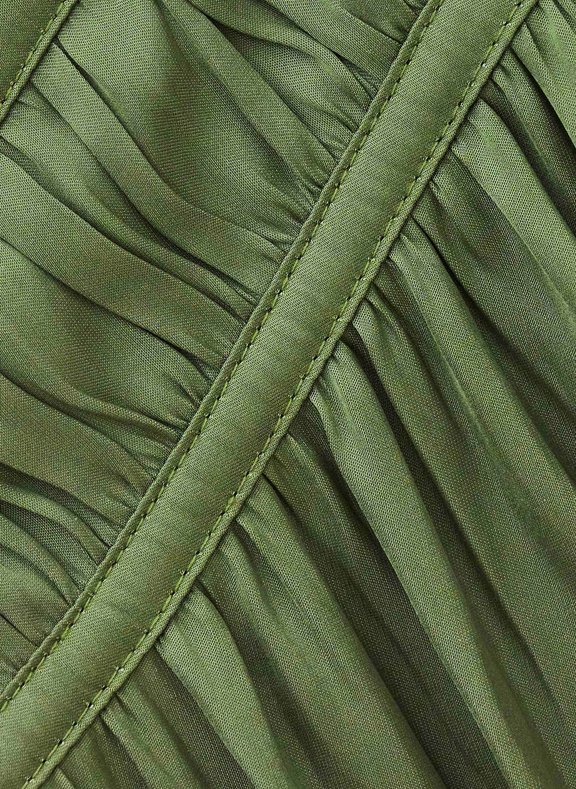 Oversize V-Ausschnitt Top BA&SH Khaki
