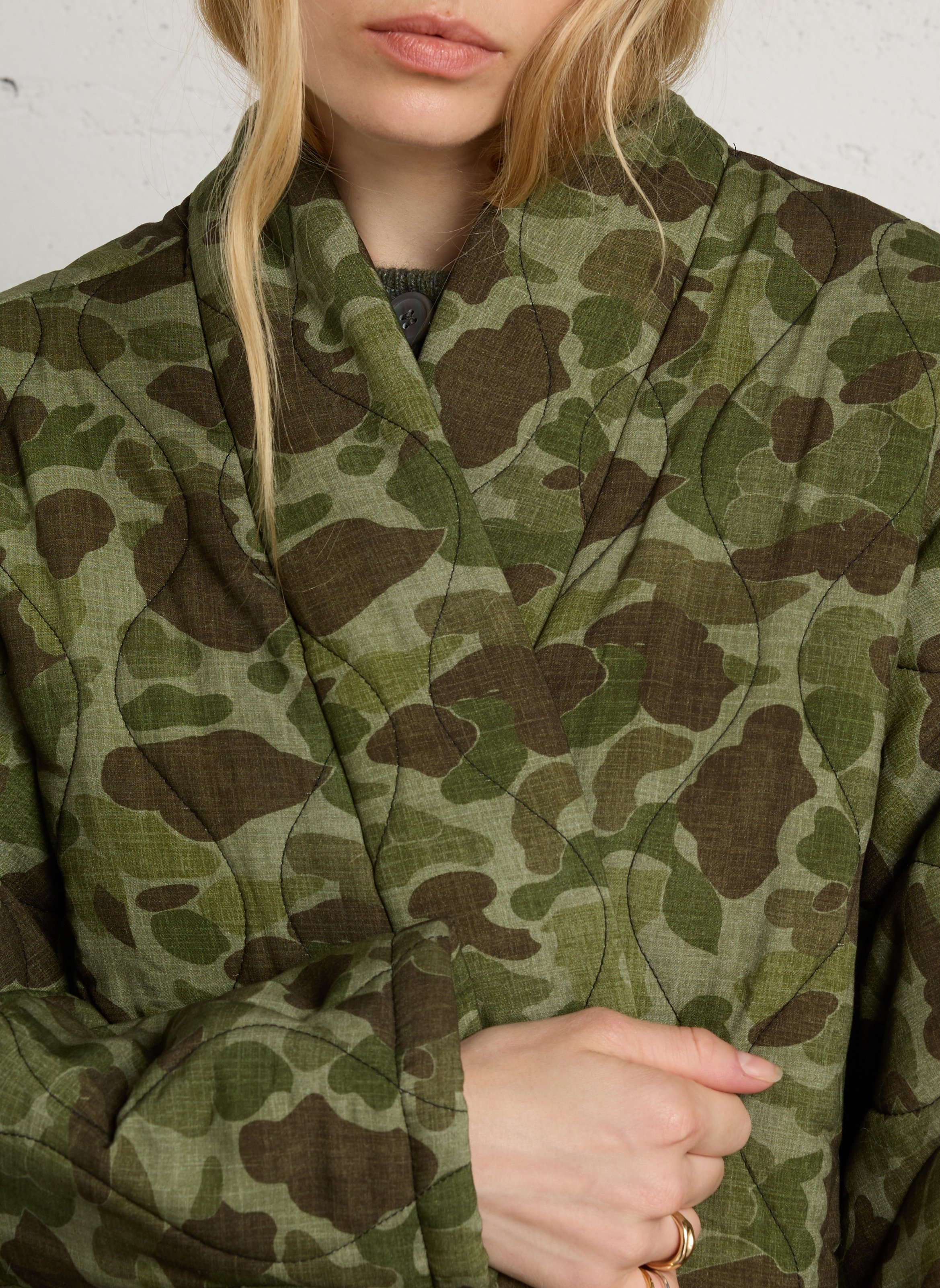 Schalkragenjacke AOKYANOS Khaki