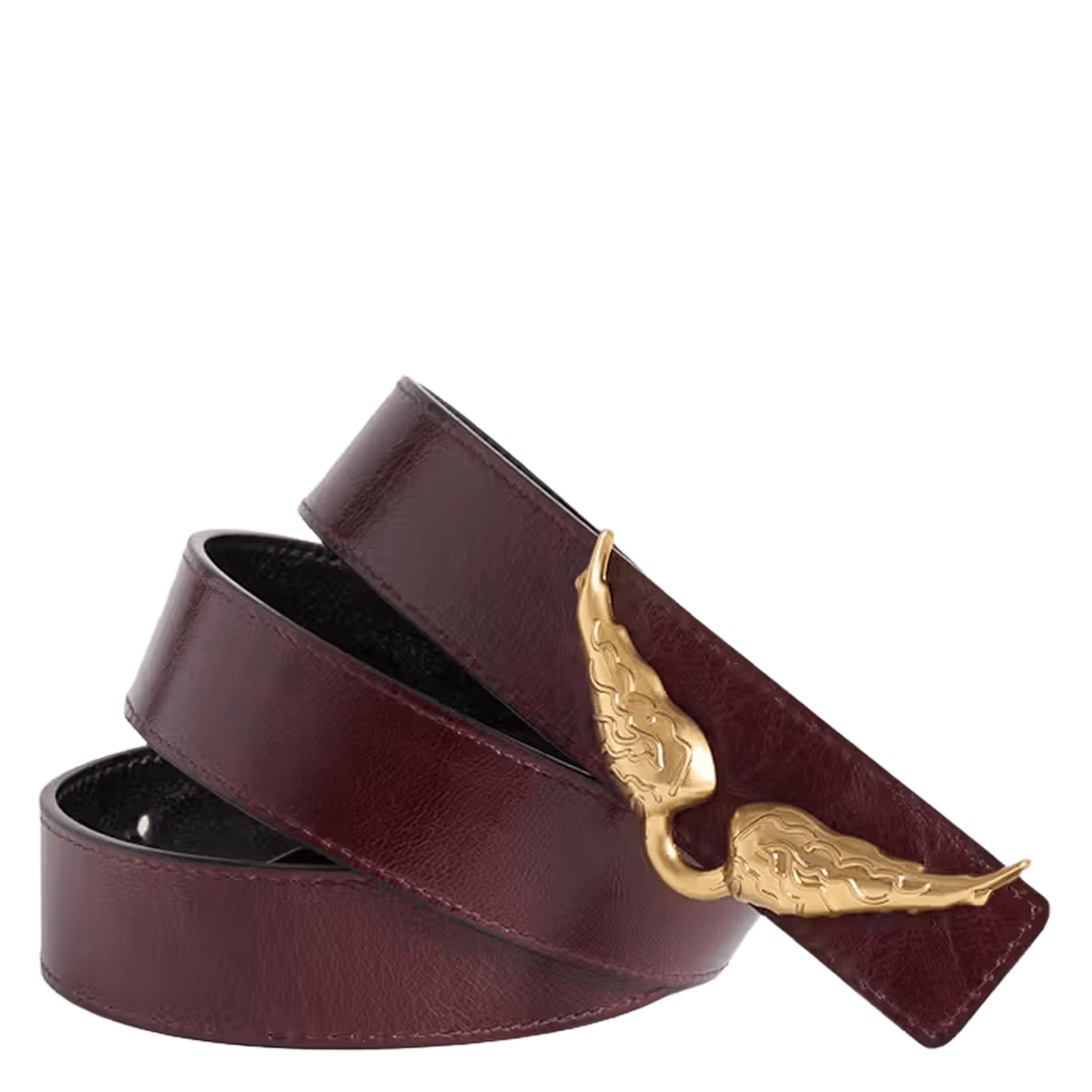 Wendegürtel aus Leder ZADIG&VOLTAIRE Violett