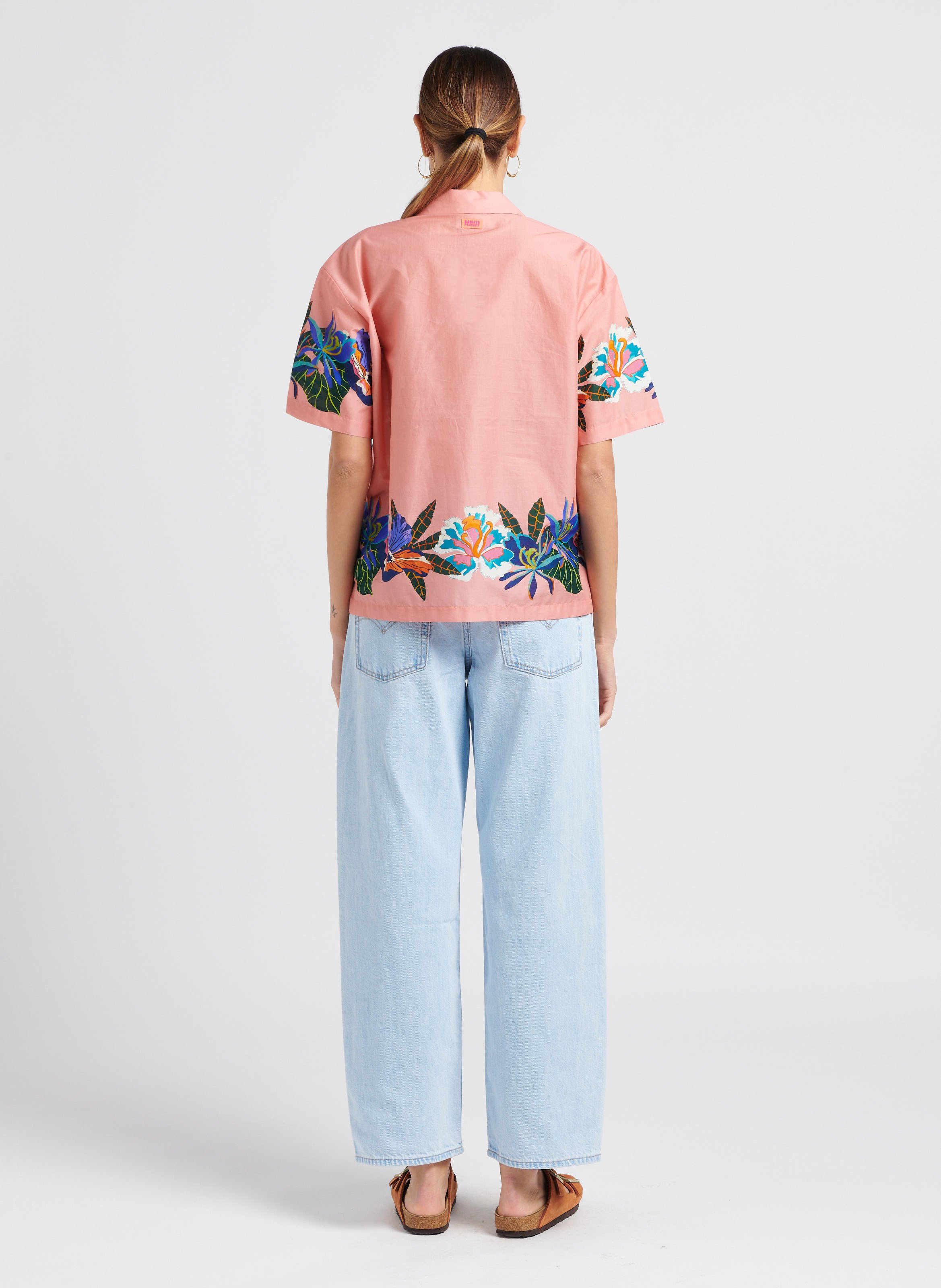 Chemise col V imprimé en coton bio SCOTCH AND SODA Multicolore