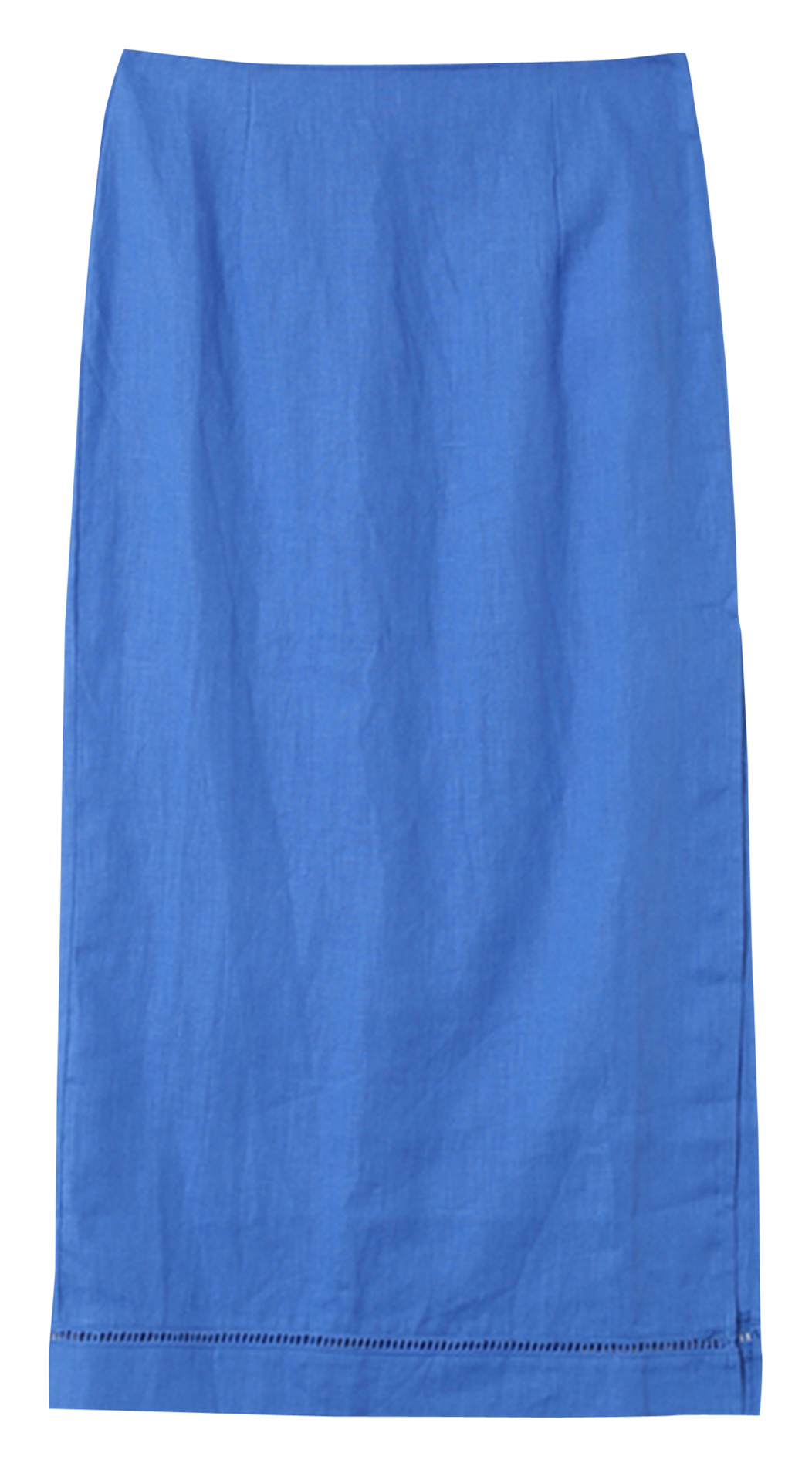 Linen midi skirt GRACE ET MILA Blue