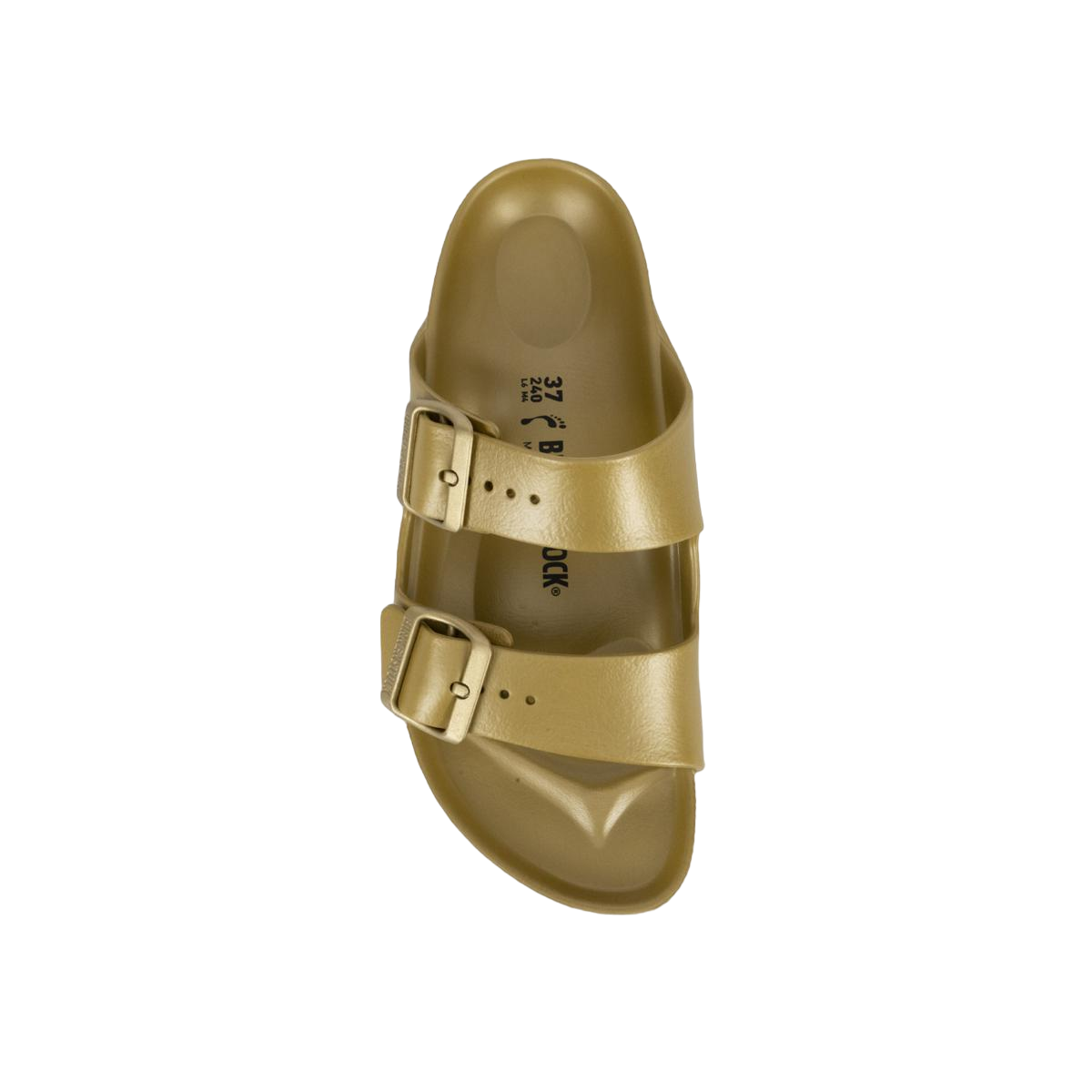 Faux leather sandals Golden