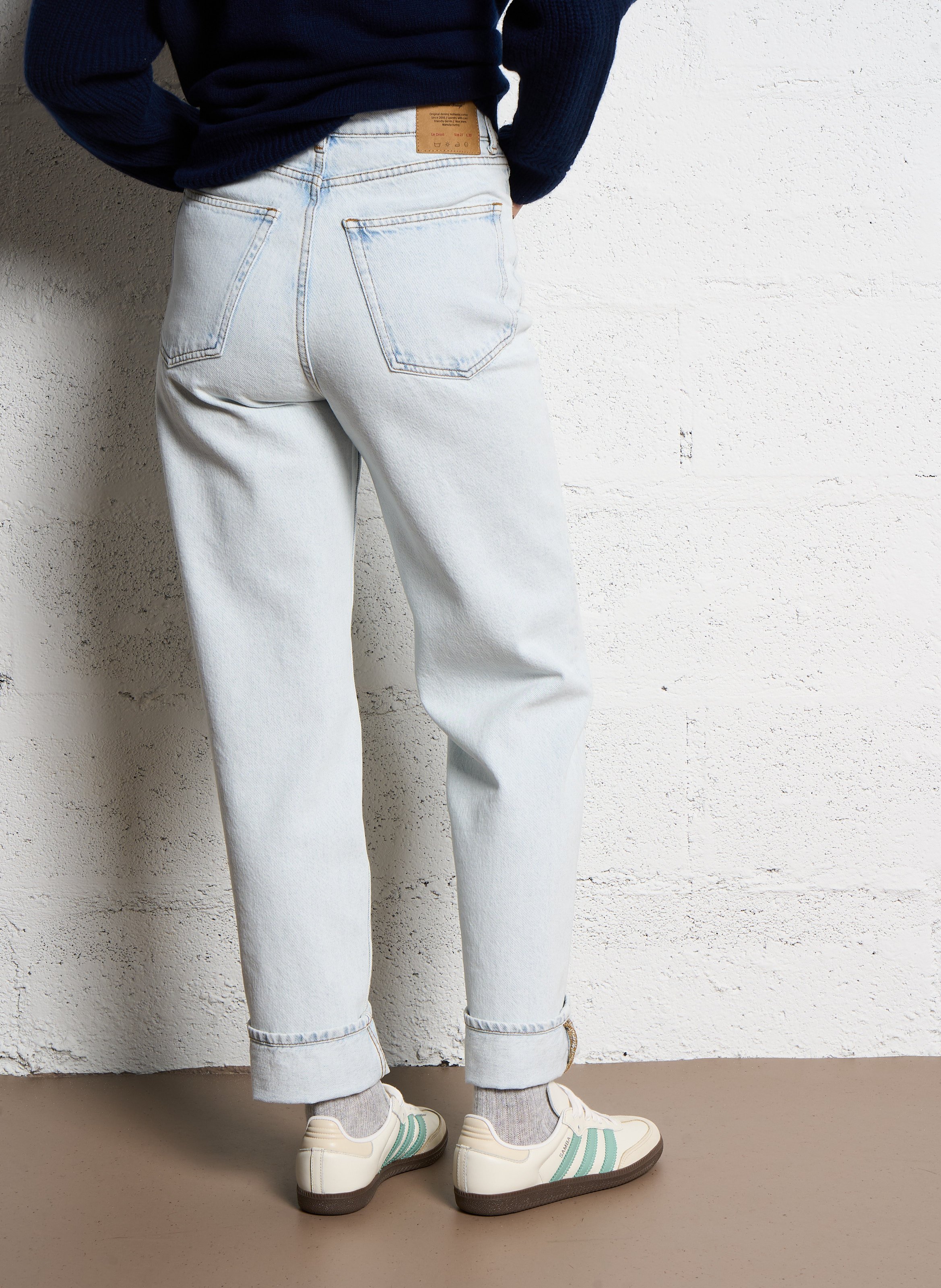 Straight-leg cotton jeans AMERICAN VINTAGE Blue