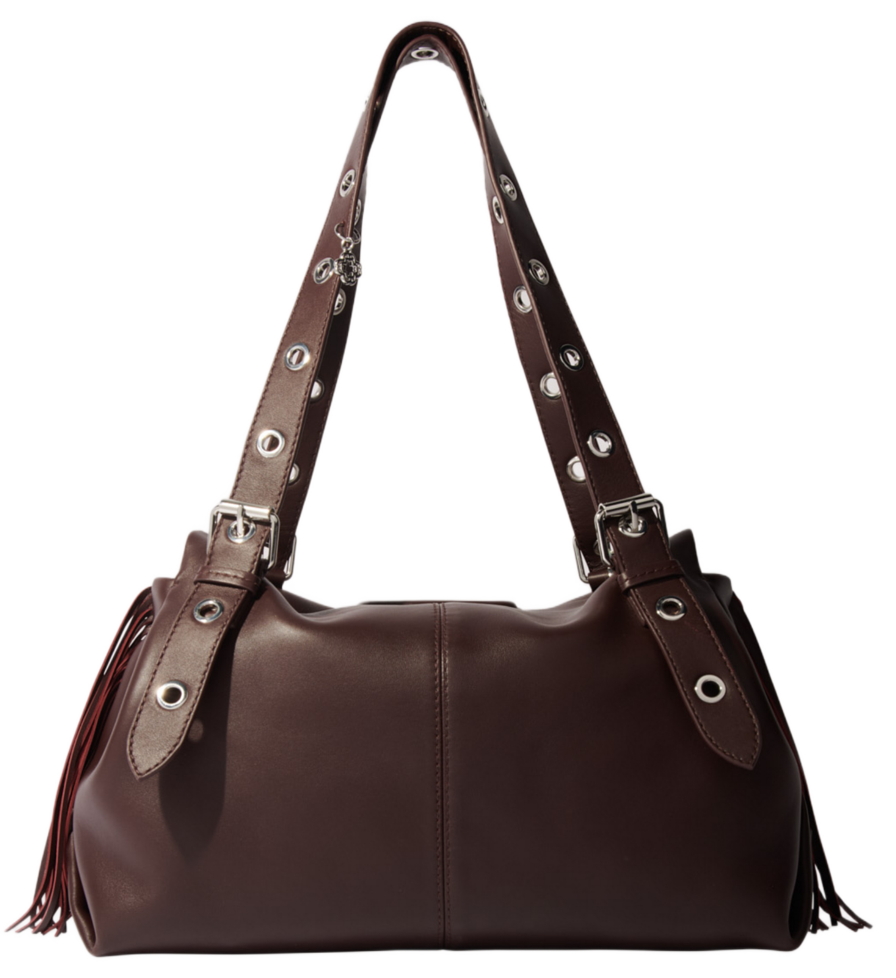 Grand sac shopping en cuir MAJE