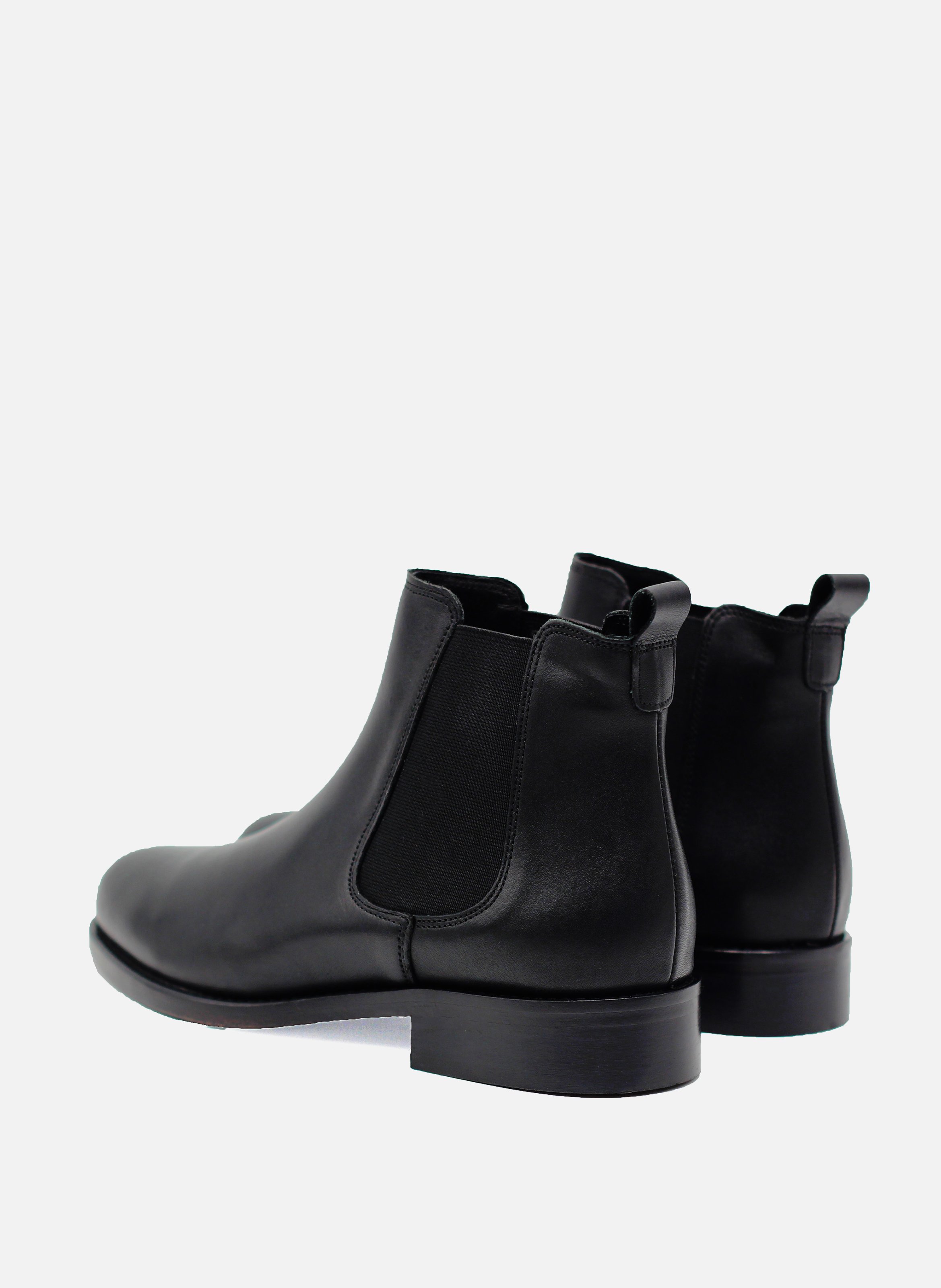 Leather Chelsea boots JULES & JENN Black