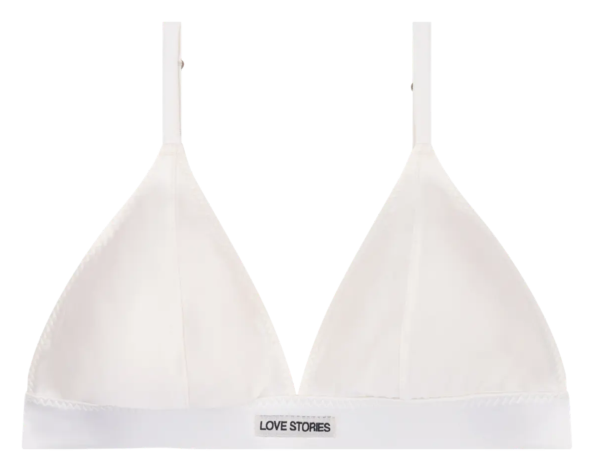 Sportlicher Bralette ohne Bügel LOVE STORIES Weiss