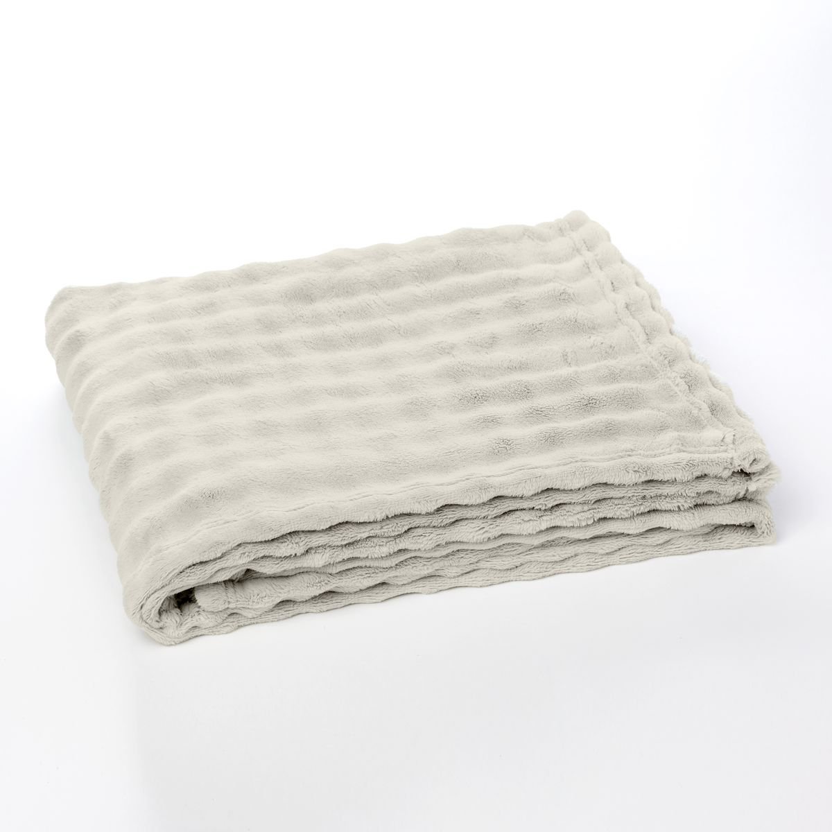 Plain checkered pattern TODAY LINGE DE MAISON White