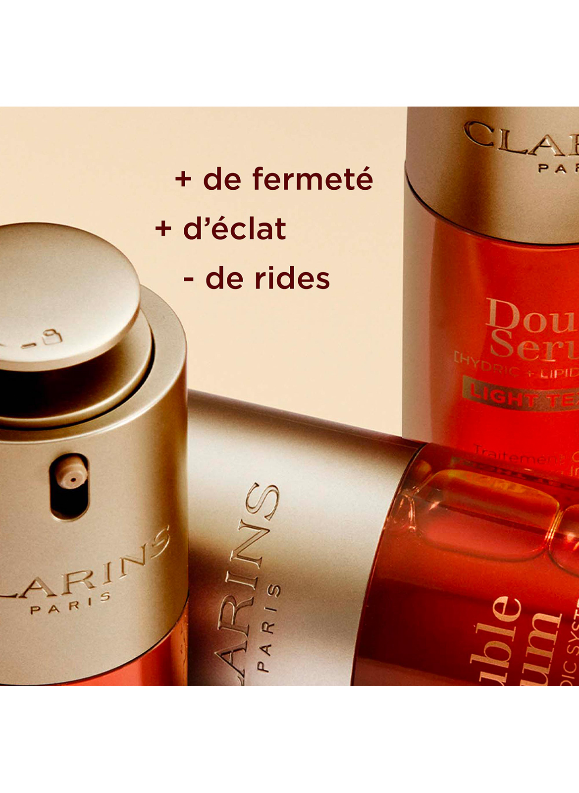 Double Serum Light Texture Sérum anti-âge texture légère  CLARINS No color