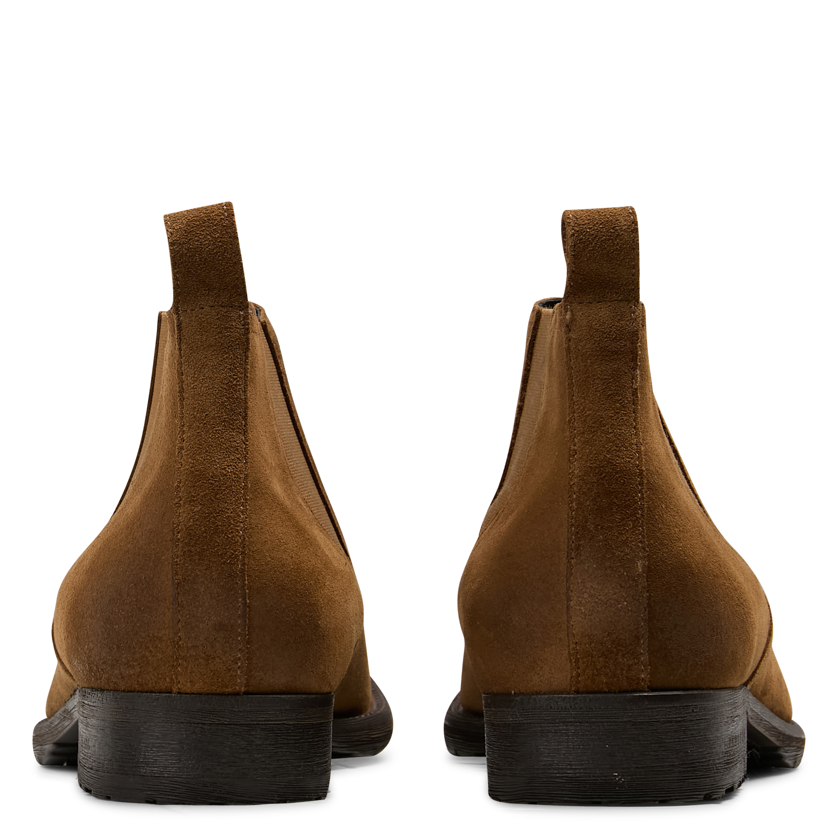 Chelsea-Stiefeletten aus Veloursleder IKKS Gelb