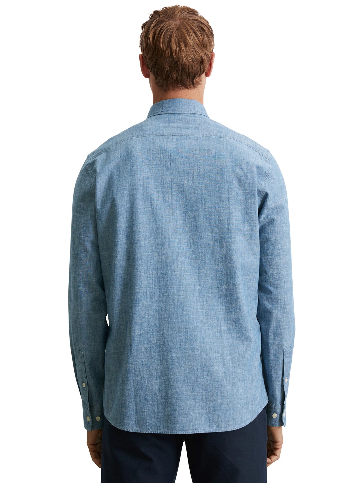 Chemise col classique manches contrastantes en coton MARC O'POLO Multicolored