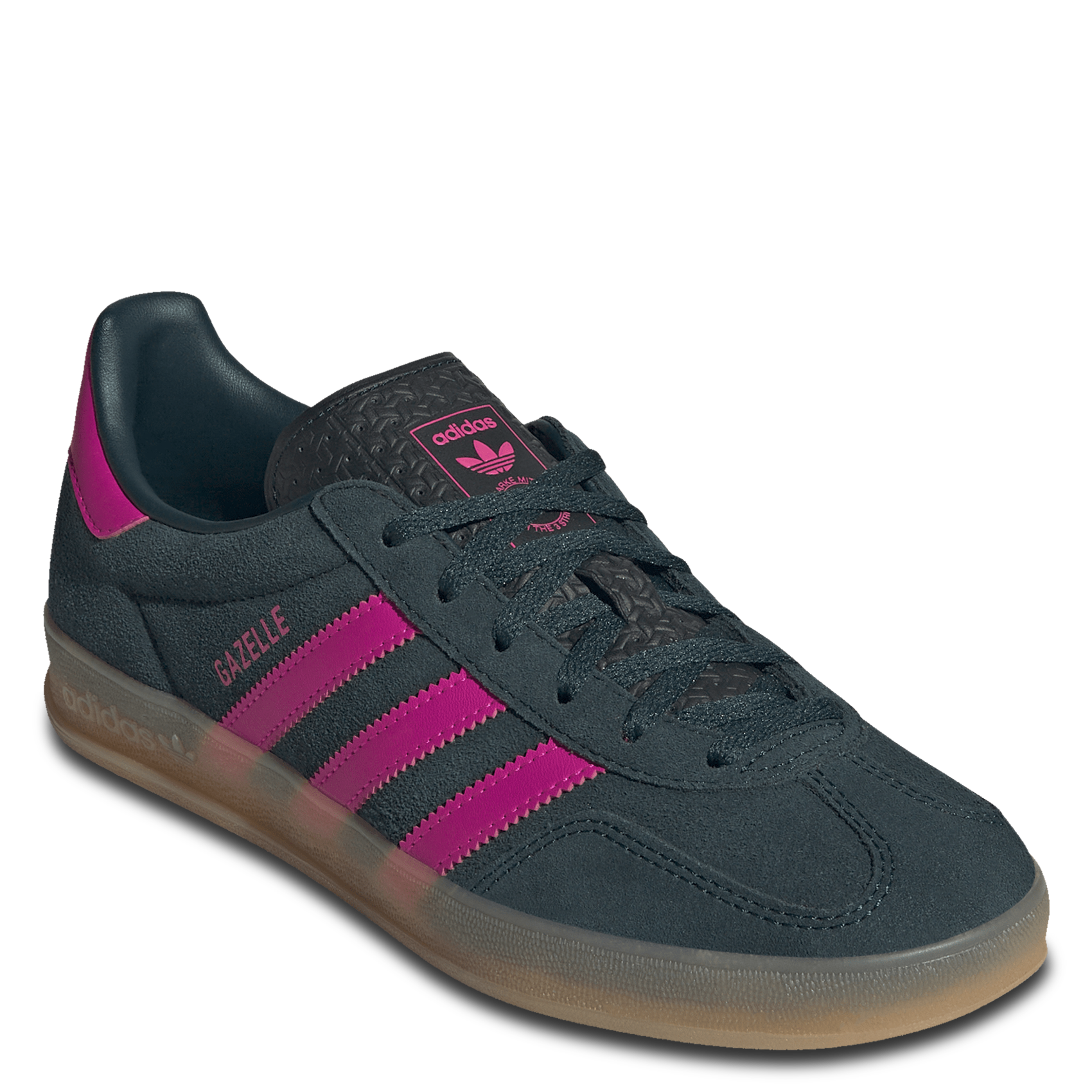 Baskets basses en cuir velours ADIDAS Vert