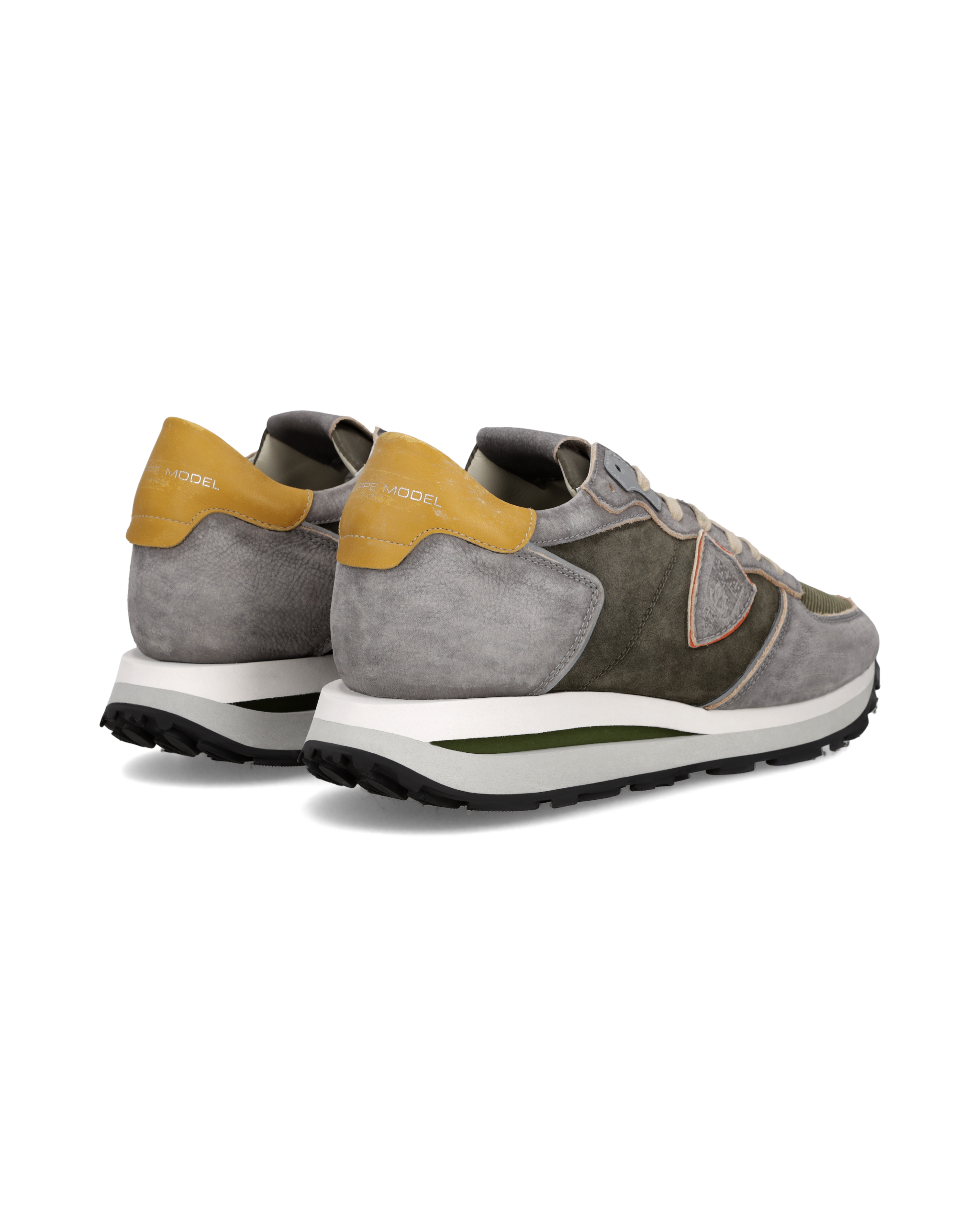 High-top running sneakers PHILIPPE MODEL Green