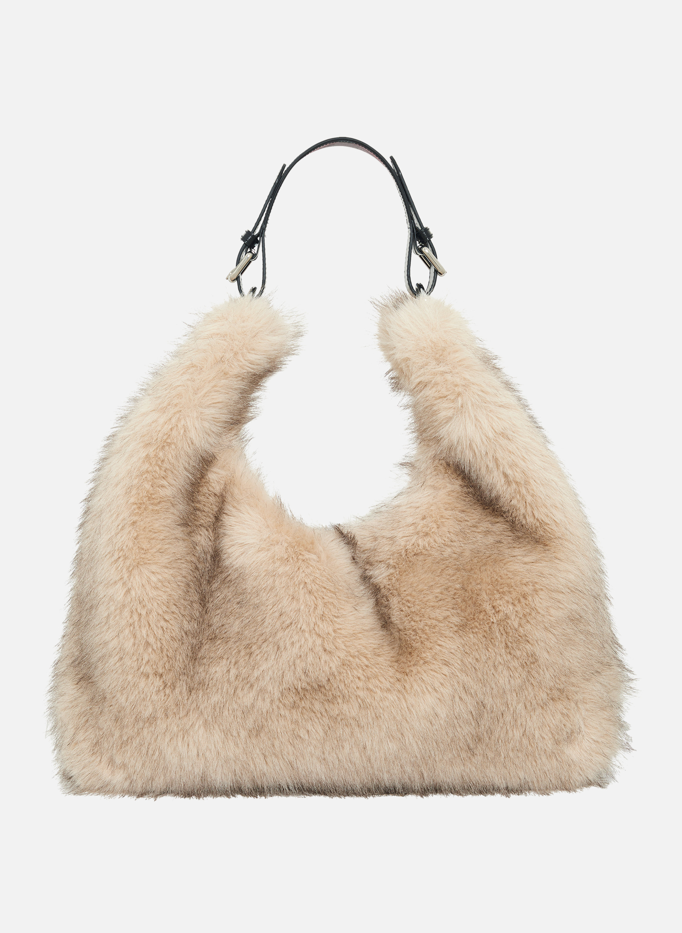 Faux fur bag THE KOOPLES Beige