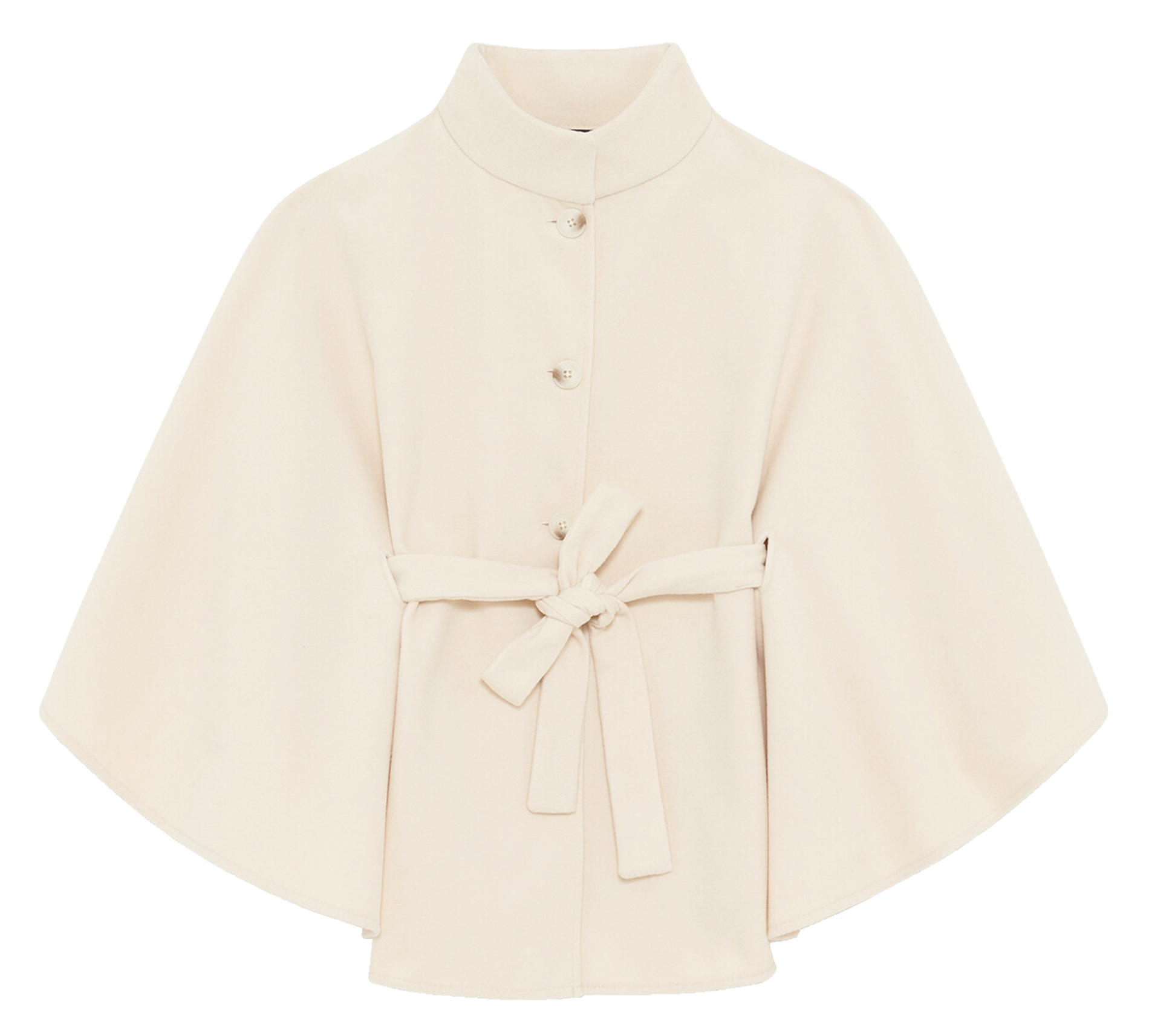 Poncho ample col montant CAROLL Beige