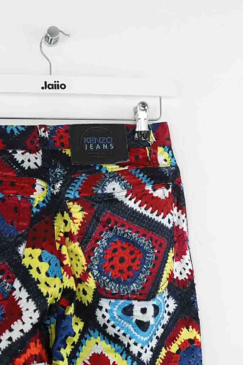 Slim-fit cotton cargo pants Multicolored