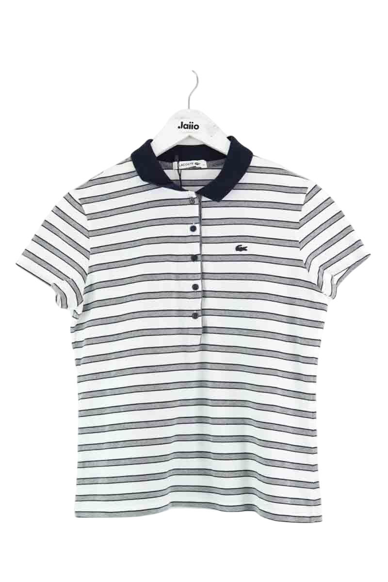 Cotton polo shirt LACOSTE - SECONDE MAIN White