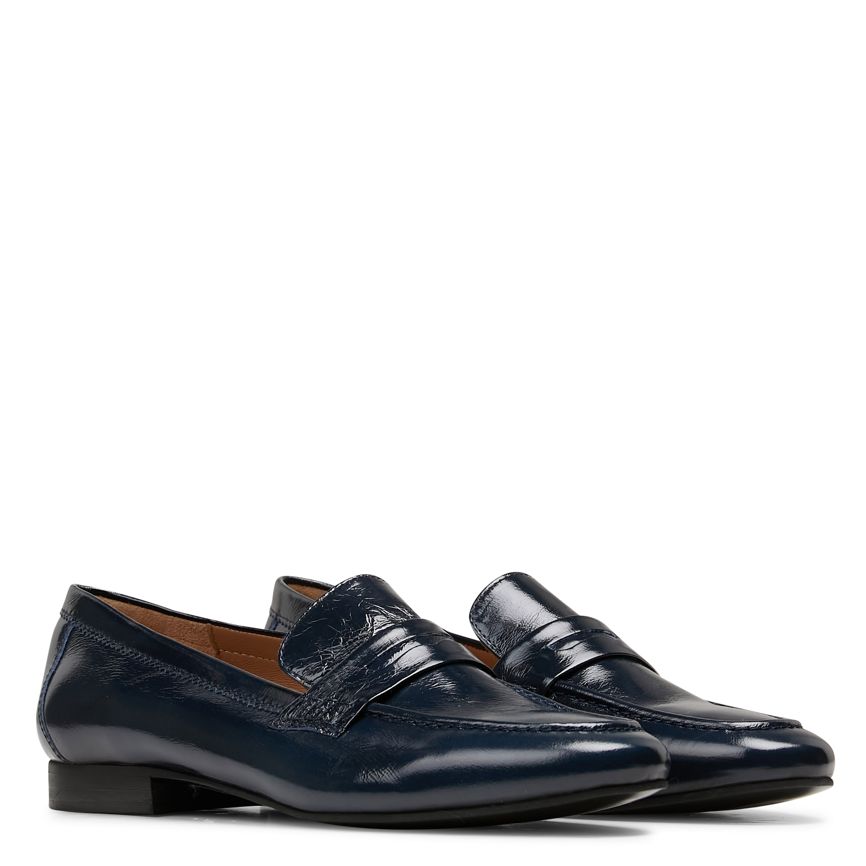 Mocassins unis en cuir velours MELLOW YELLOW Bleu