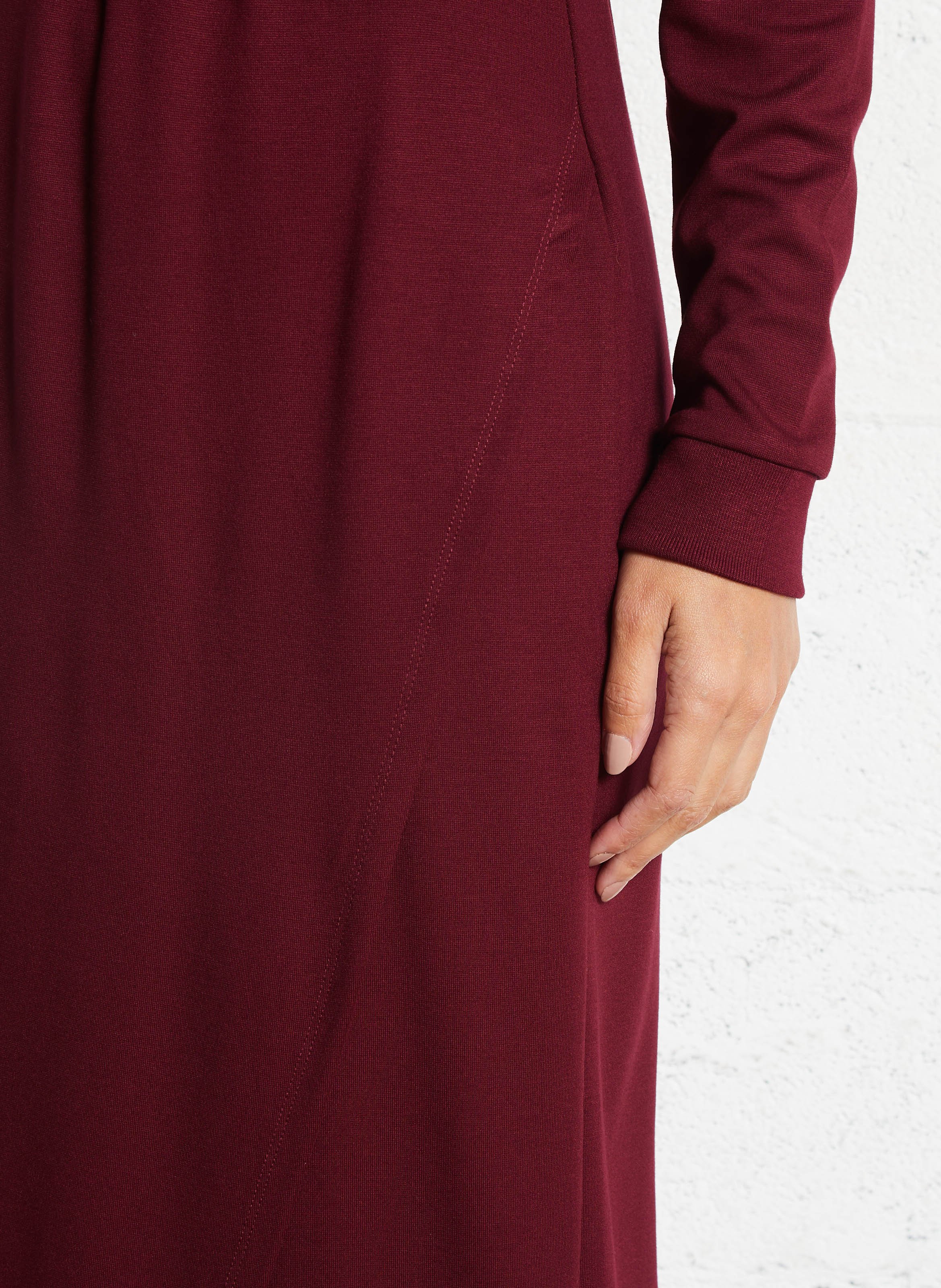 Long fleece dress I CODE Red