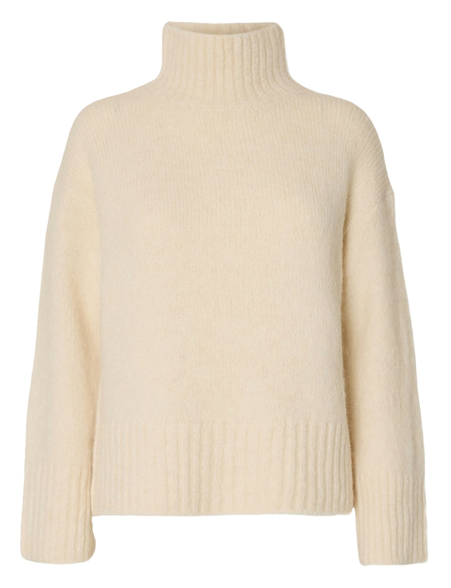 Coltrui van wolmix SELECTED Beige