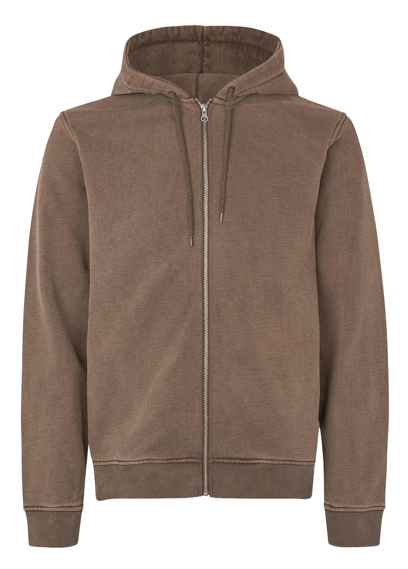 Sweat col rond en coton bio mélangé SAMSOE SAMSOE Marron