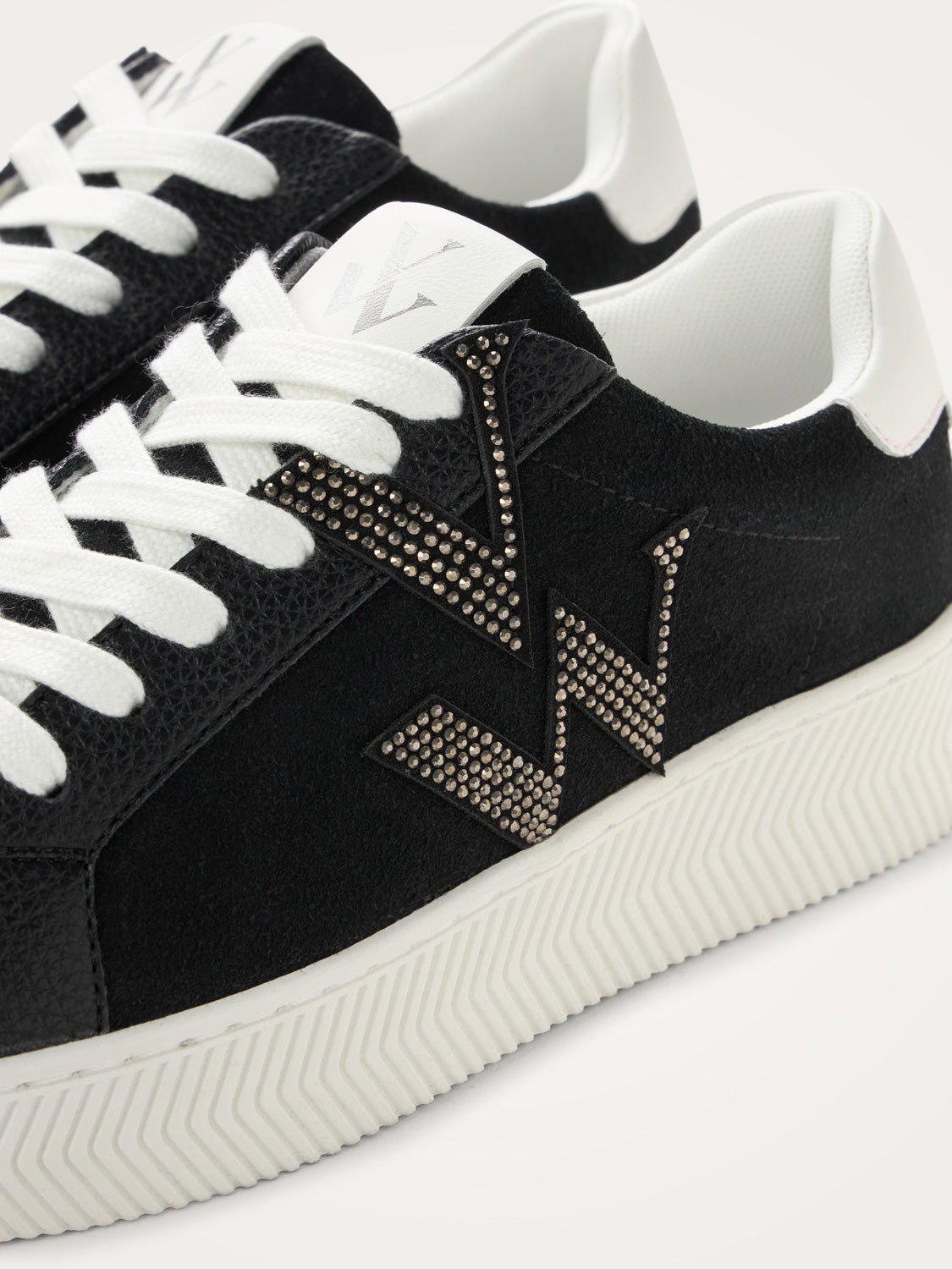 Low-top sneakers in sherpa VANESSA WU Black