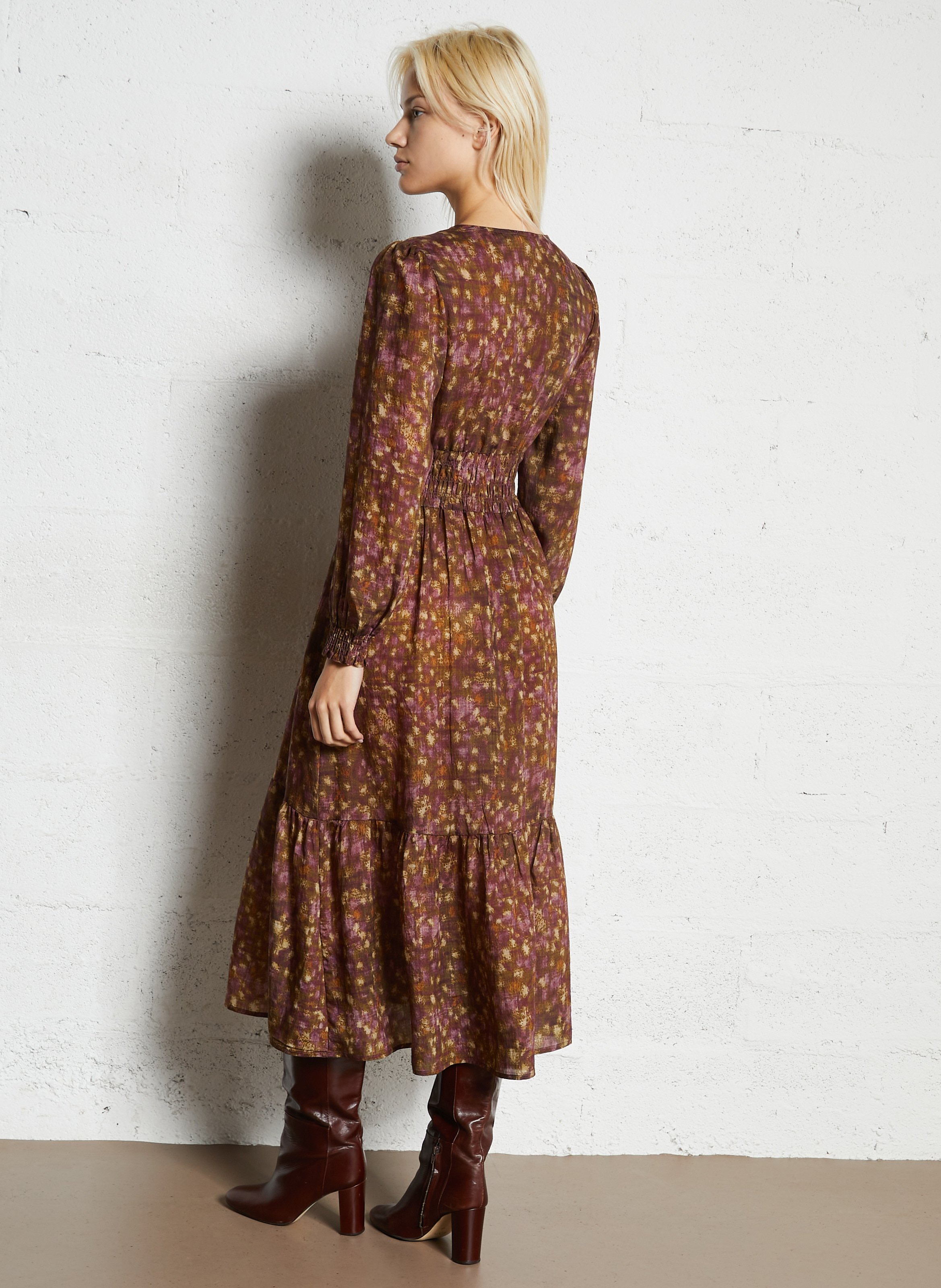 Atlas - Oversize-Pullover mit V-Ausschnitt THE KORNER Braun