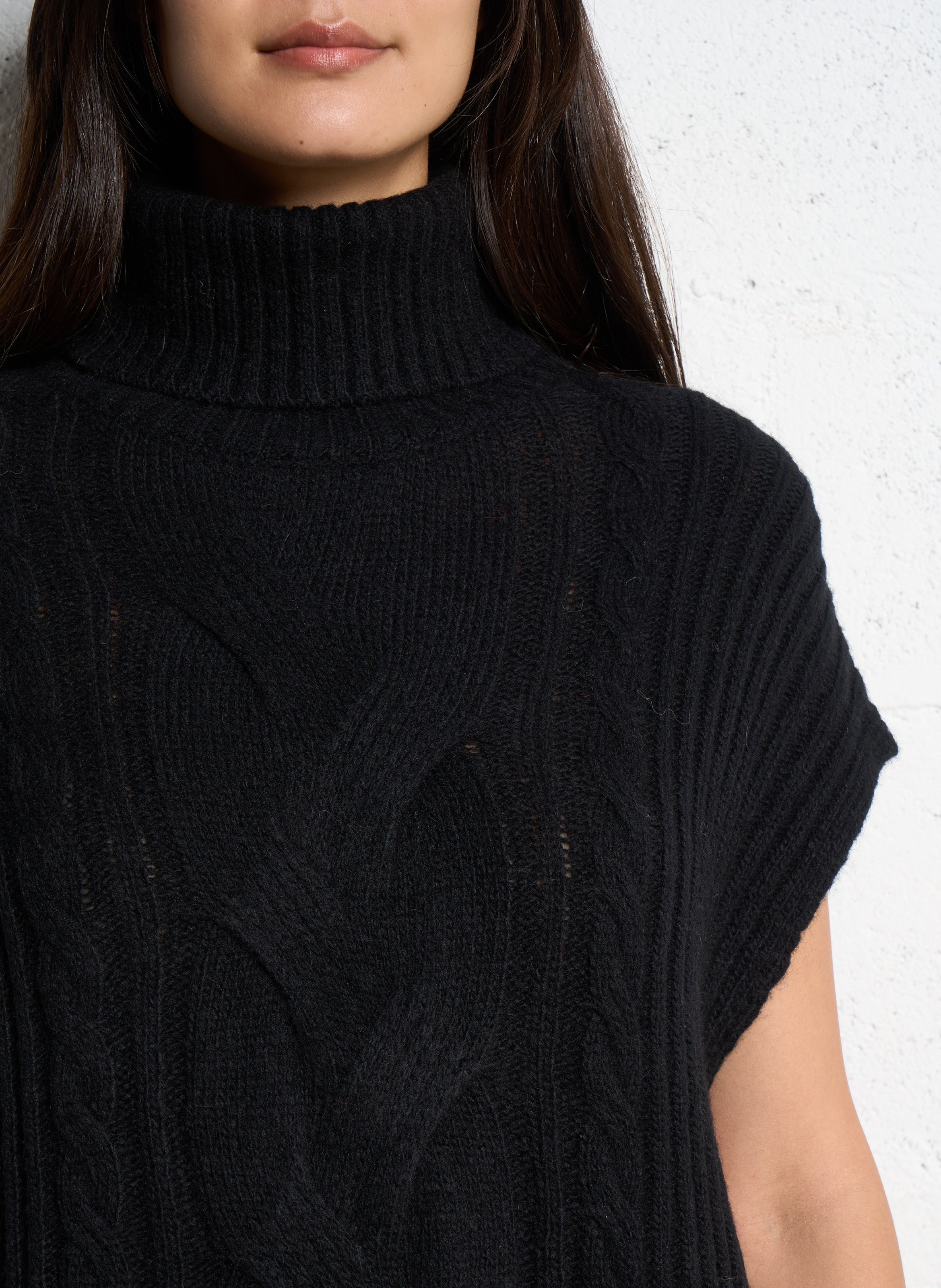 Pull col roulé SUD EXPRESS Noir