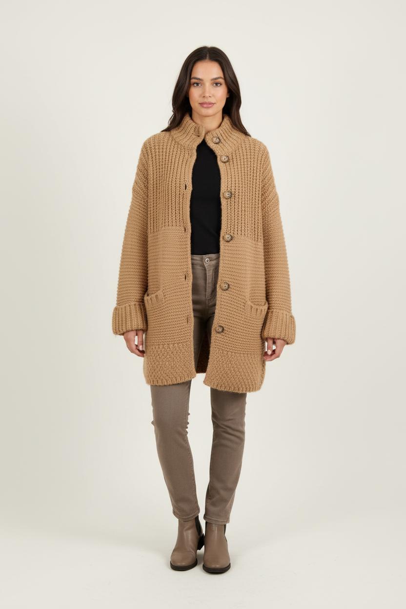 Cardigan LIU JO - SECONDE MAIN Brown