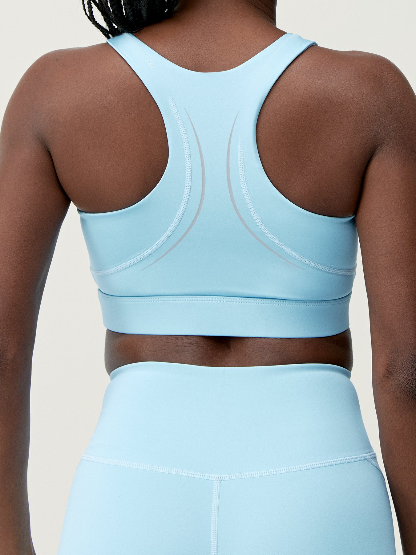 High support performance sports bra Becky Blue