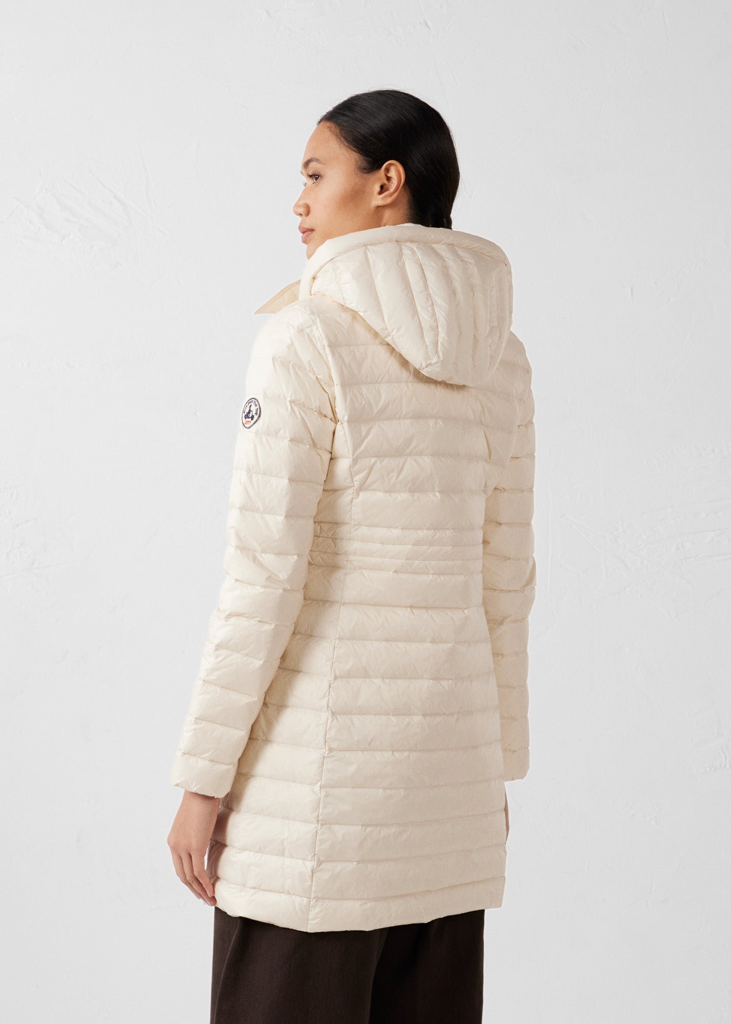 Long hooded puffer coat vero 2.0 JOTT White